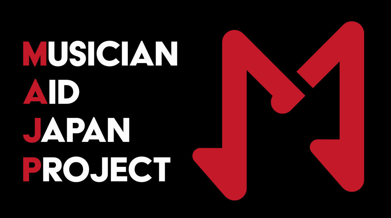 「Musician　Aid　Japan　Project」のロゴ
