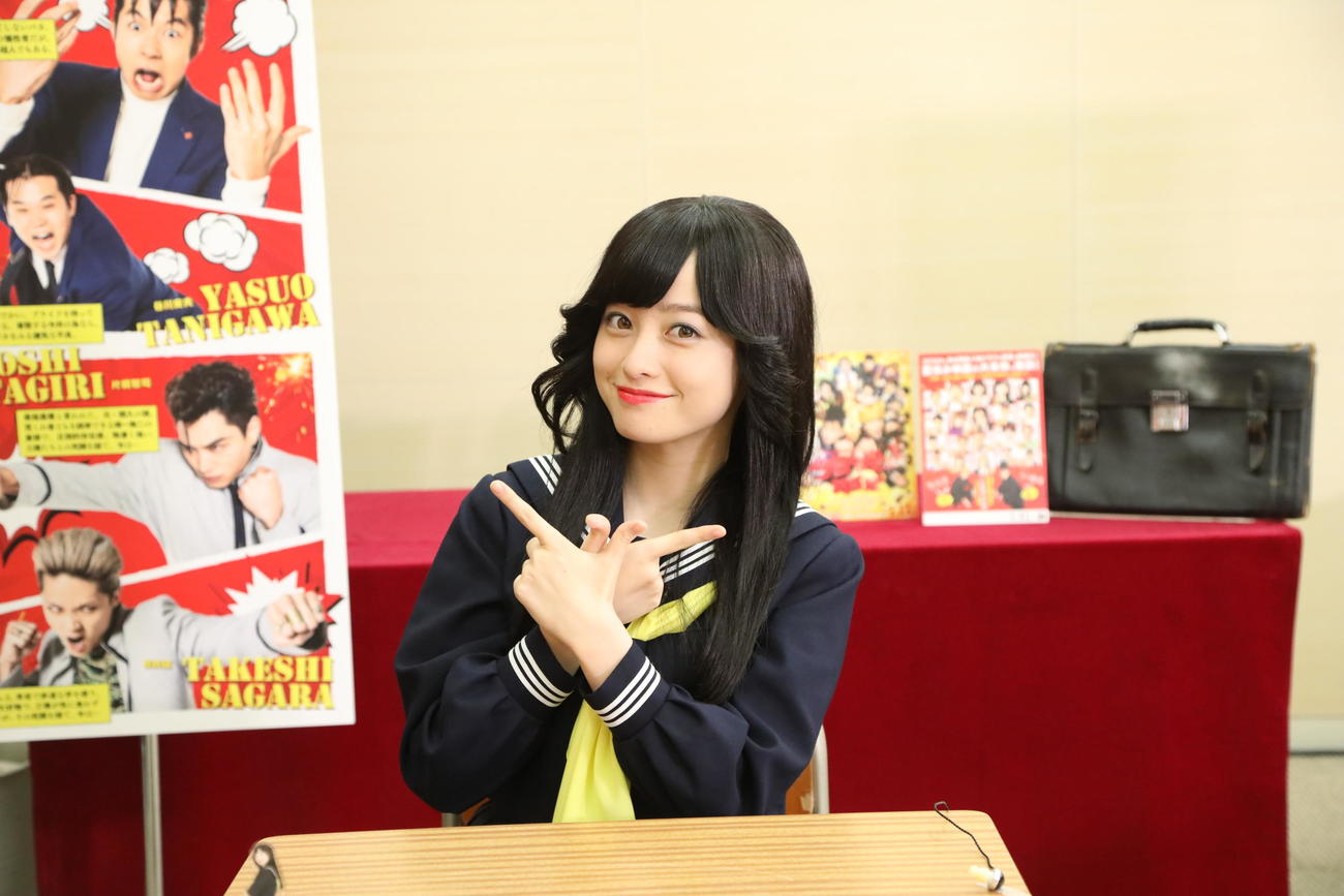 「今日から俺は!!劇場版」公開直前オンラインイベントに出演した橋本環奈