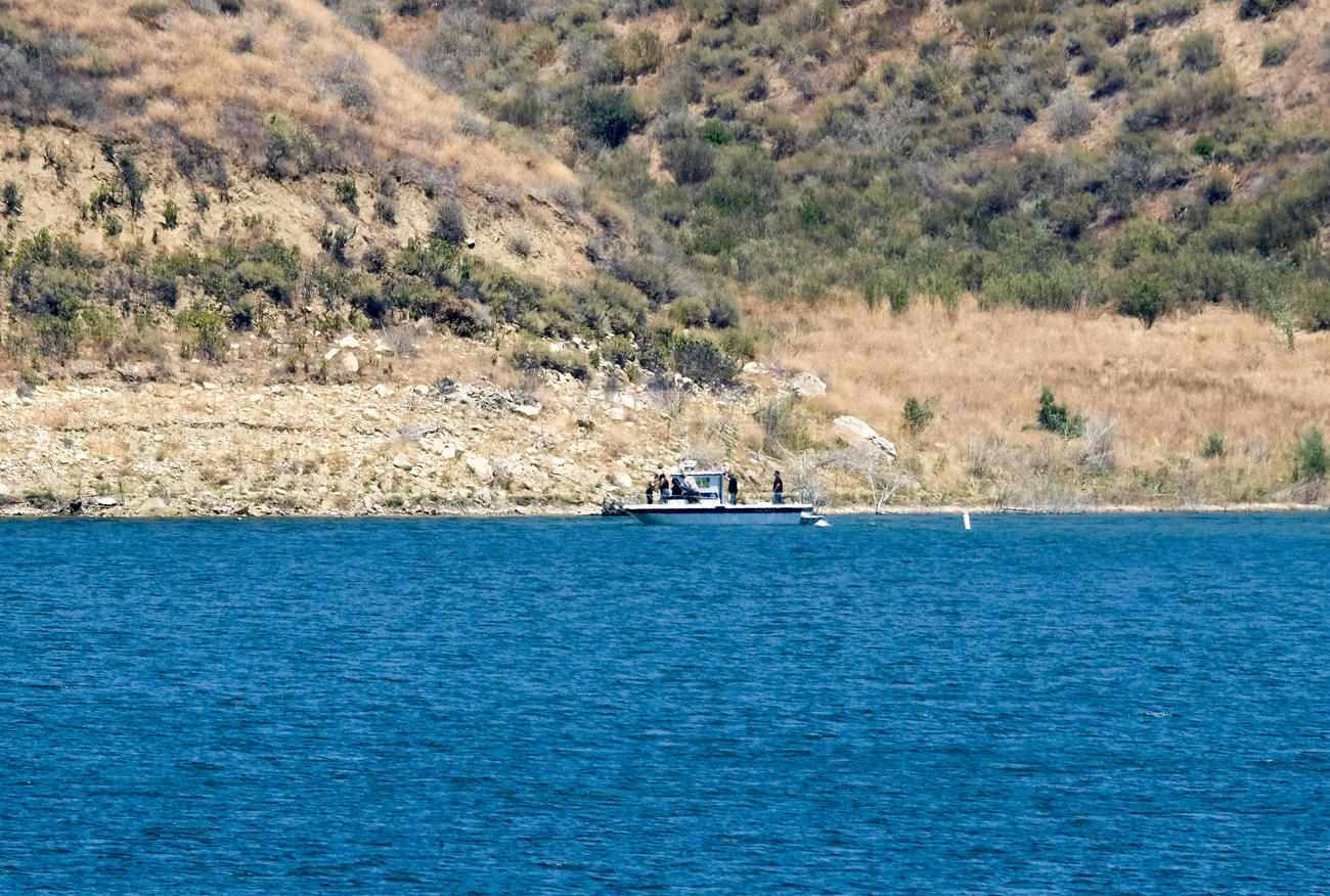 ナヤ・リベラさんの遺体が発見されたカリフォルニア州のピルー湖（AP）