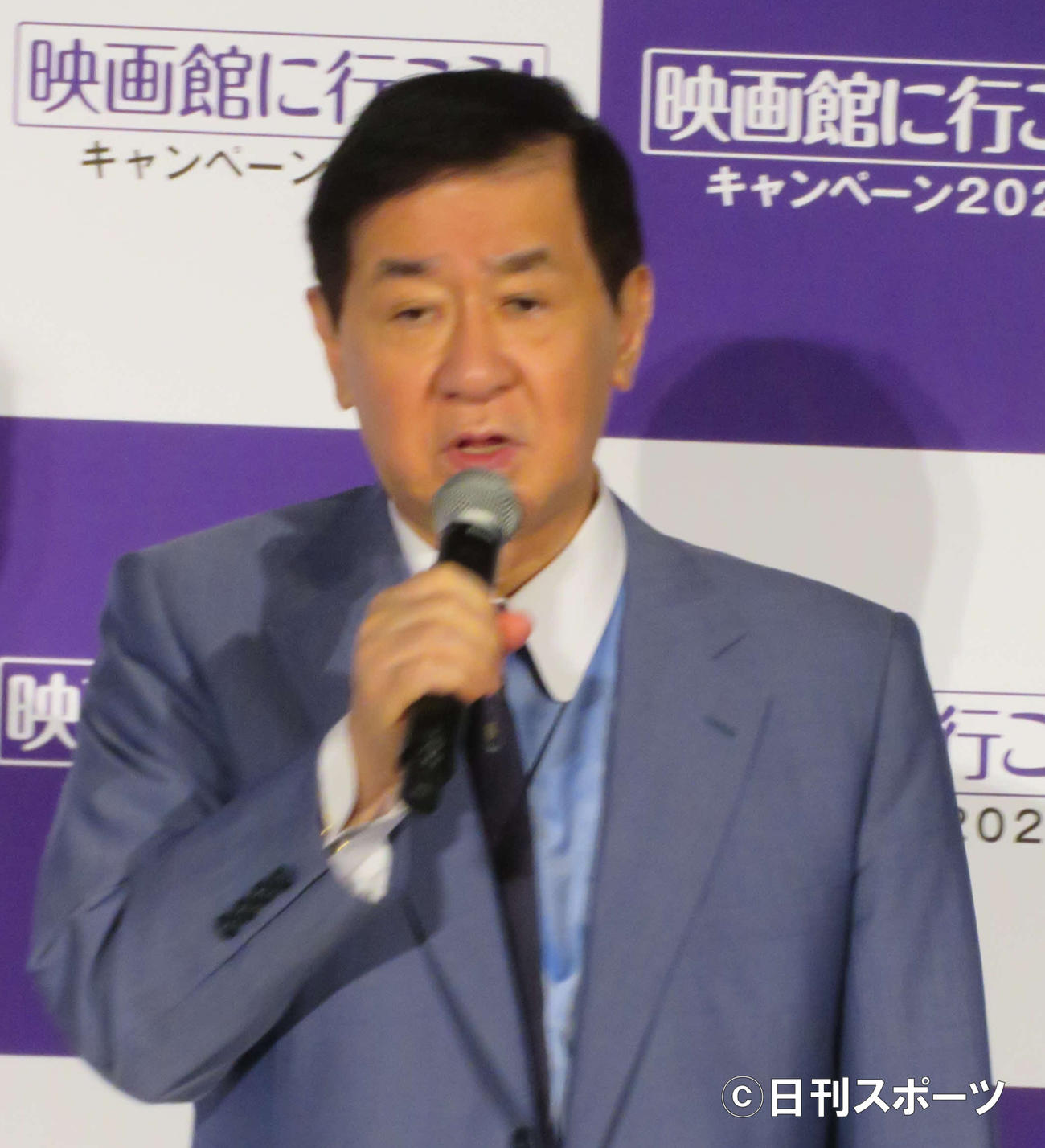 日本映画製作者連盟の岡田裕介会長（撮影・村上幸将）