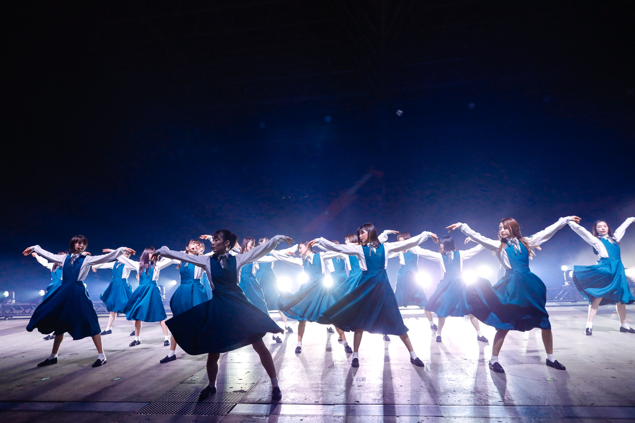 初のオンラインライブを開催した欅坂46