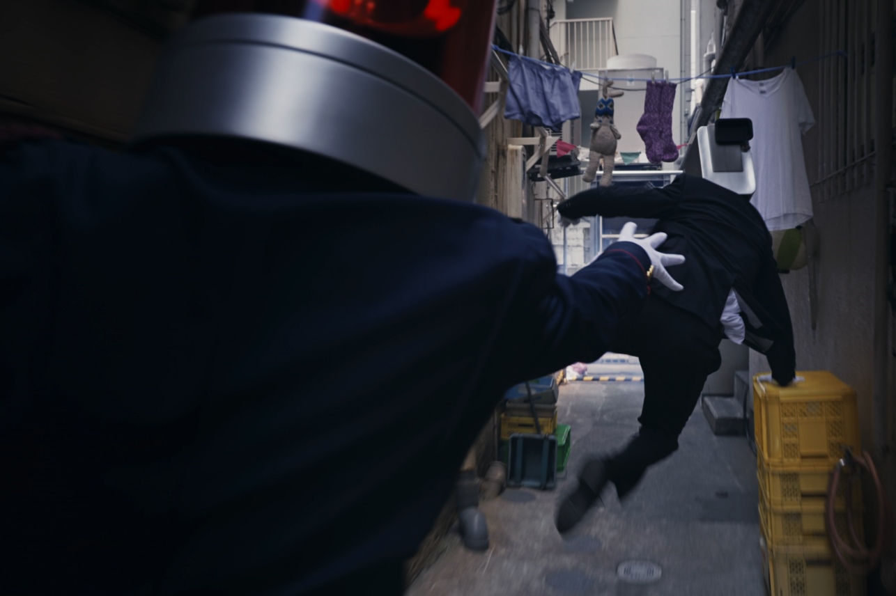 約6年ぶりに制作されたCM「NO　MORE　映画泥棒」の1シーン（C）「映画館に行こう！」実行委員会