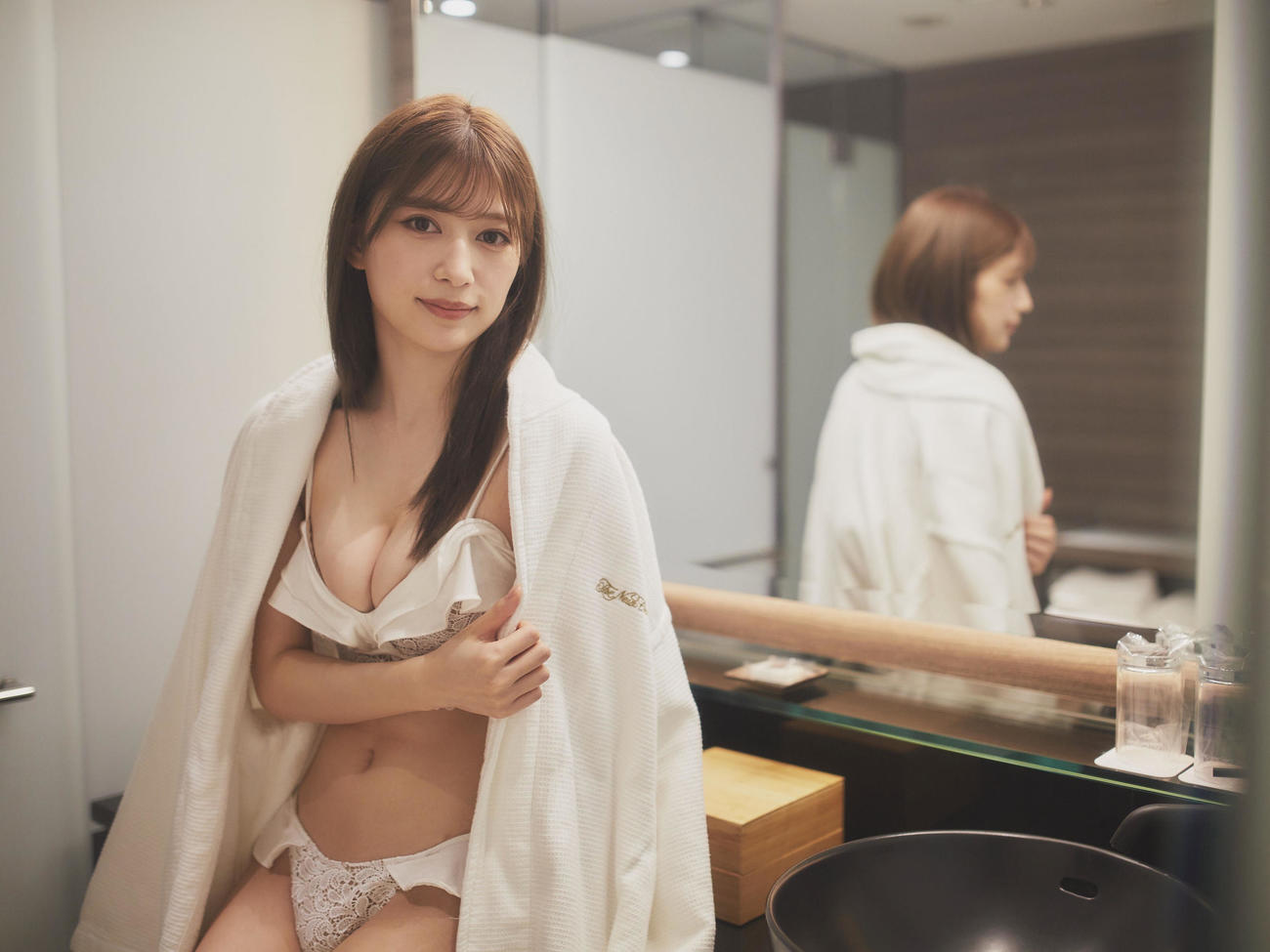 「東京カレンダー」の東京プールラバー2020にて水着姿を披露した雪平莉左（撮影　奥井俊介(C)shunsukeokui）