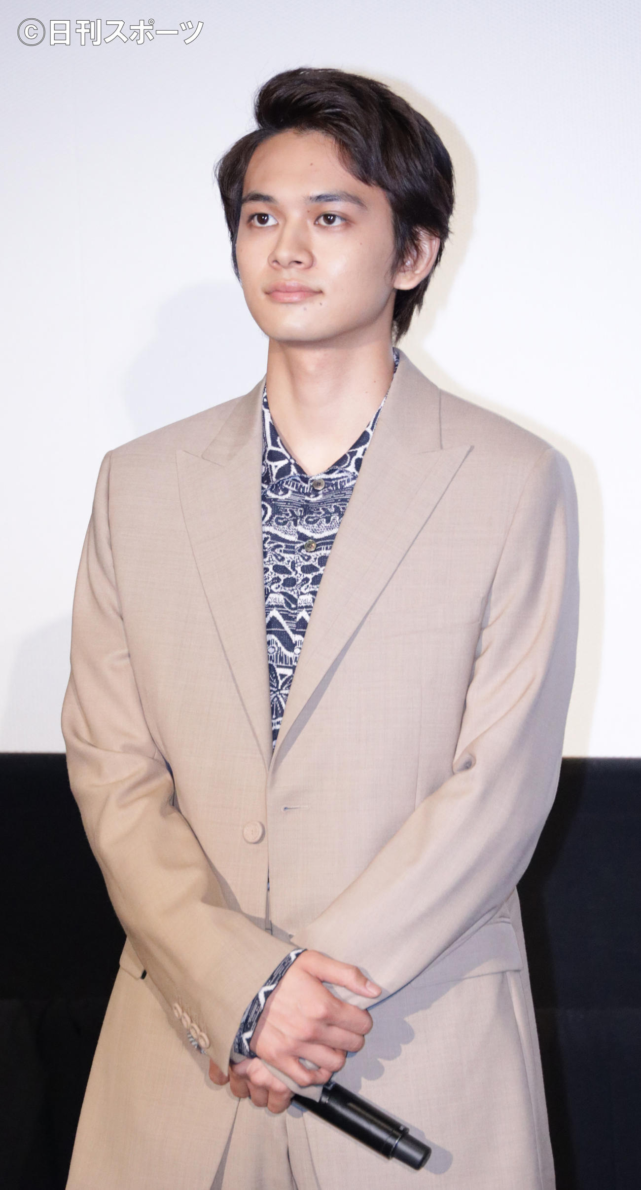 映画「思い、思われ、ふり、ふられ」初日舞台あいさつを行った北村匠海（撮影・中島郁夫）