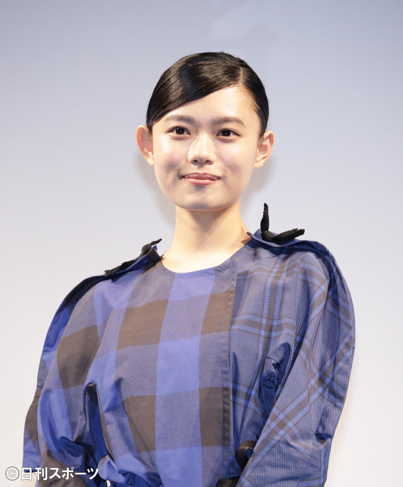 映画「青くて痛くて脆い」の公開直前イベントをする杉咲花（撮影・中島郁夫）
