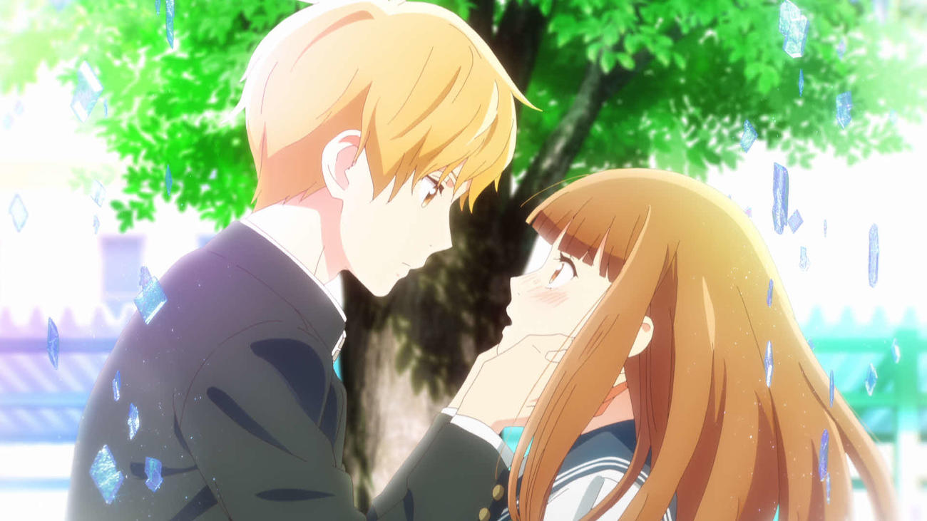 アニメ映画「思い、思われ、ふり、ふられ」の主人公理央（左）と由奈コピーライト2020アニメ映画「思い、思われ、ふり、ふられ」製作委員会コピーライト咲坂伊緒／集英社