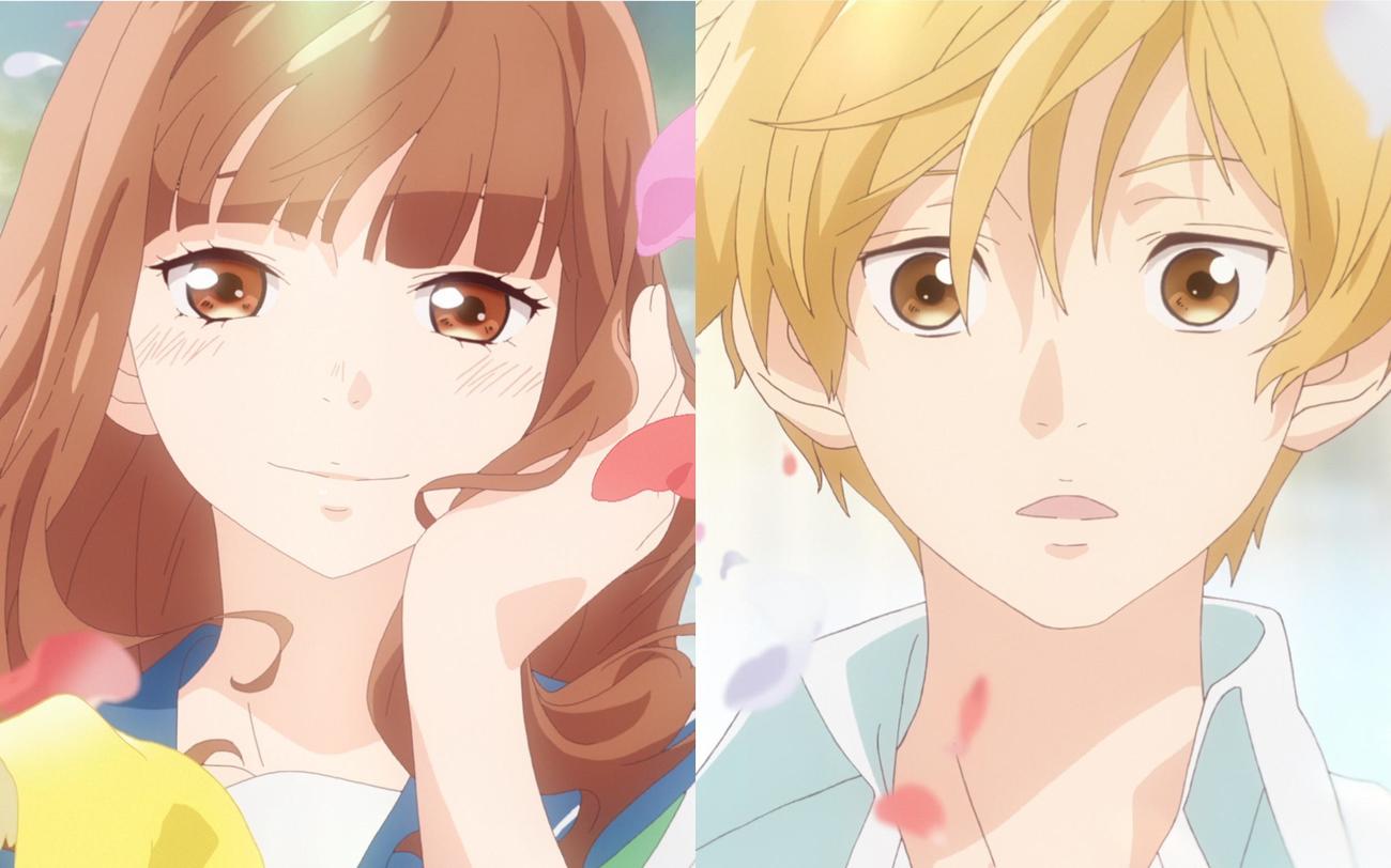アニメ映画「思い、思われ、ふり、ふられ」の主人公由奈（左）と理央　（C）2020アニメ映画「思い、思われ、ふり、ふられ」製作委員会（C）咲坂伊緒／集英社