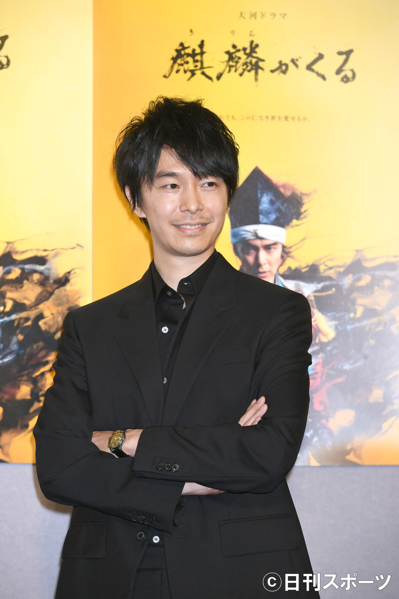 「麒麟がくる」明智光秀役の長谷川博己（2020年1月16日撮影）