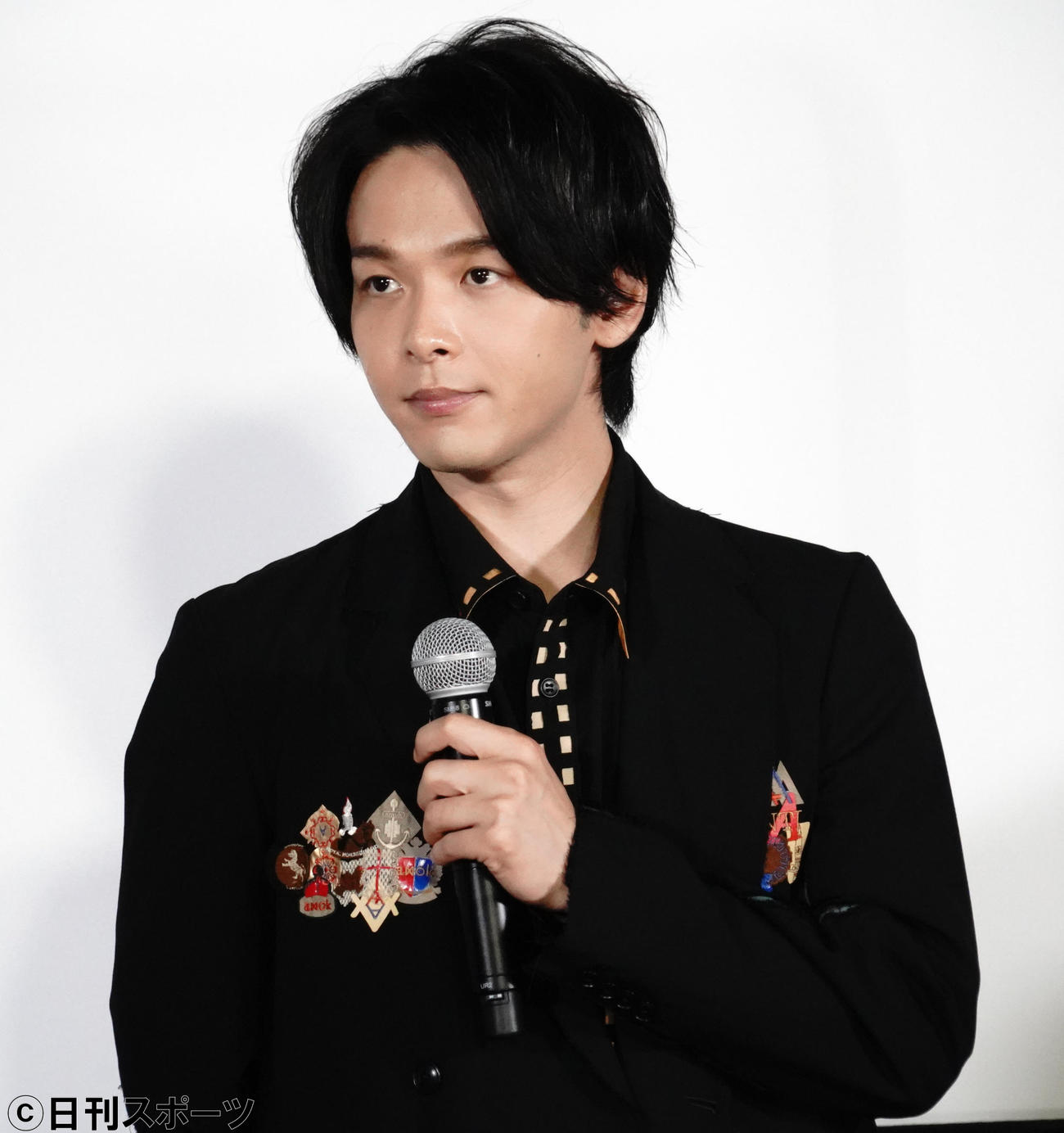 映画「人数の町」公開記念リモート舞台あいさつに出席した中村倫也（撮影・佐藤成）