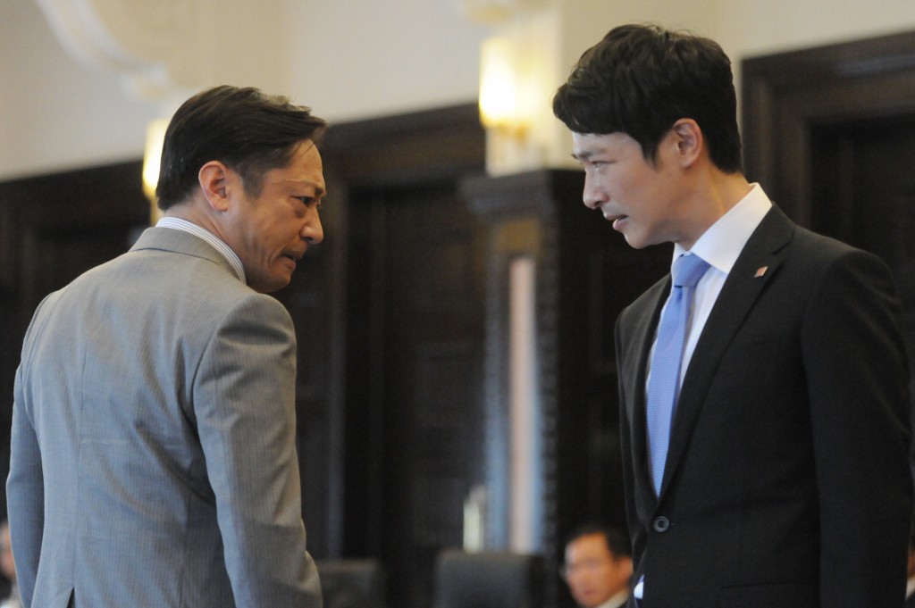 TBS日曜劇場「半沢直樹」に出演する香川照之（左）と堺雅人（C）TBS