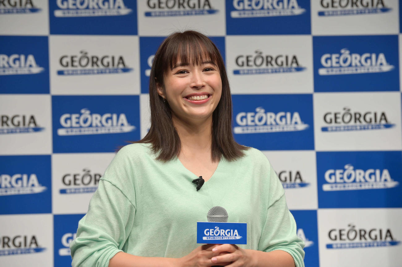 ジョージア「運だめしキャンペーン」記者発表会に出席した広瀬アリス