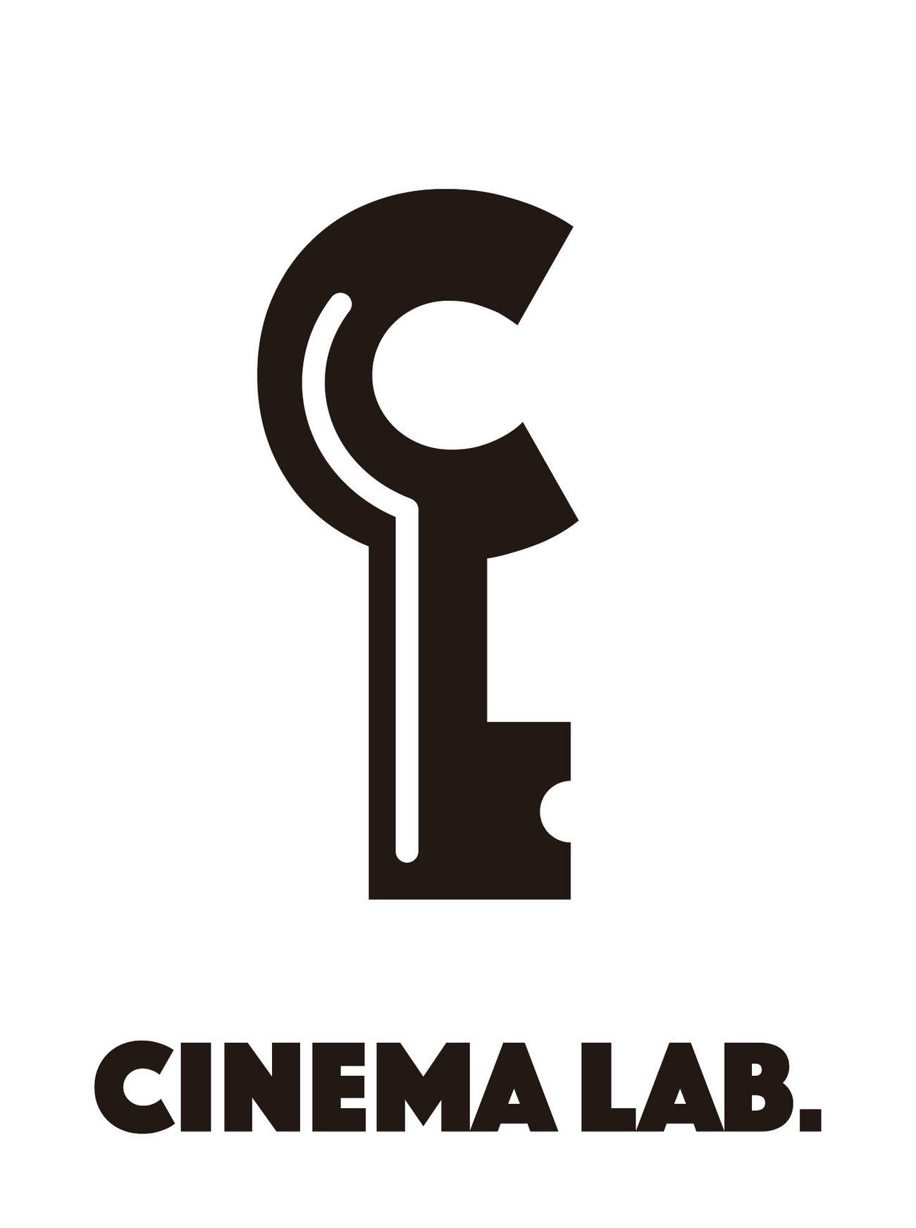 上田慎一郎監督が新作映画「ポプラン」を製作する映画実験レーベル「シネマラボ」のロゴ