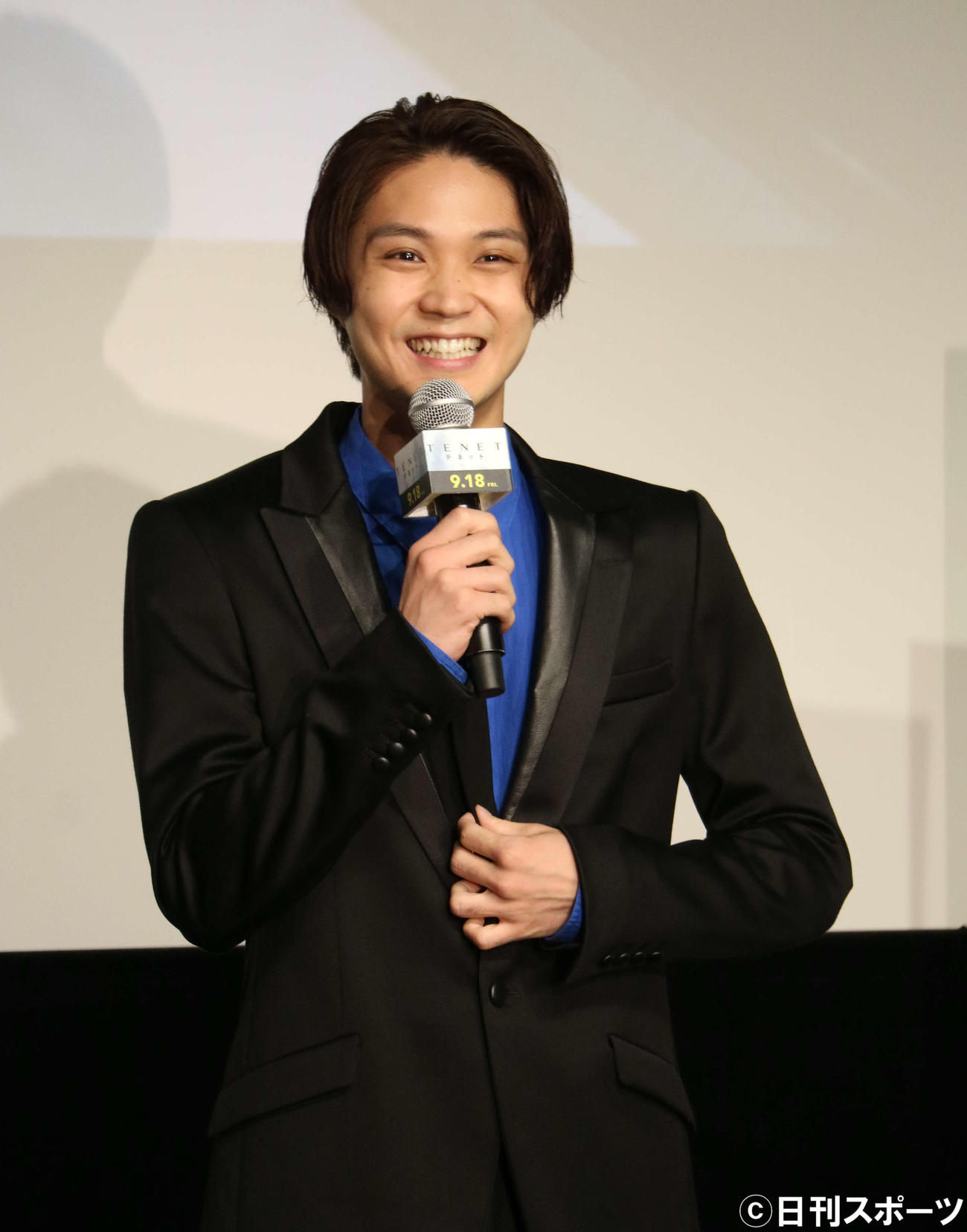 映画「TENET　テネット」のイベントに出席した磯村勇斗