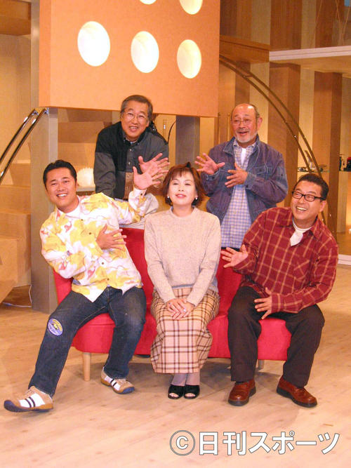 2002年10月　毎日テレビ（MBS）「今夜はえみぃ〜GO！！」の初収録に参加した岸部四郎さん