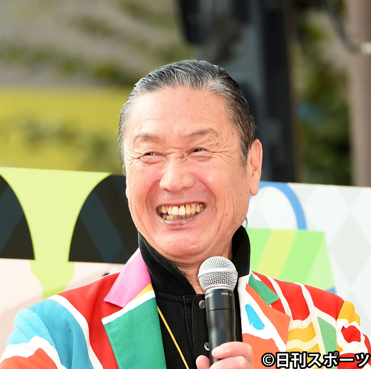 山本寛斎さん（2015年10月24日撮影）