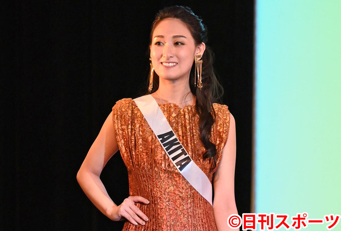 笑顔を見せる進藤ほのかさん（撮影・山崎安昭）