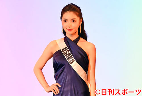 笑顔を見せる米田彩杏蘭さん(撮影・山崎安昭)