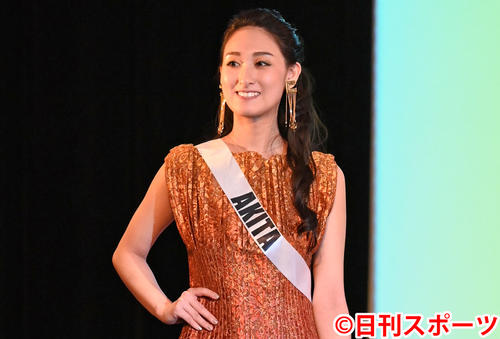 笑顔を見せる進藤ほのかさん(撮影・山崎安昭)