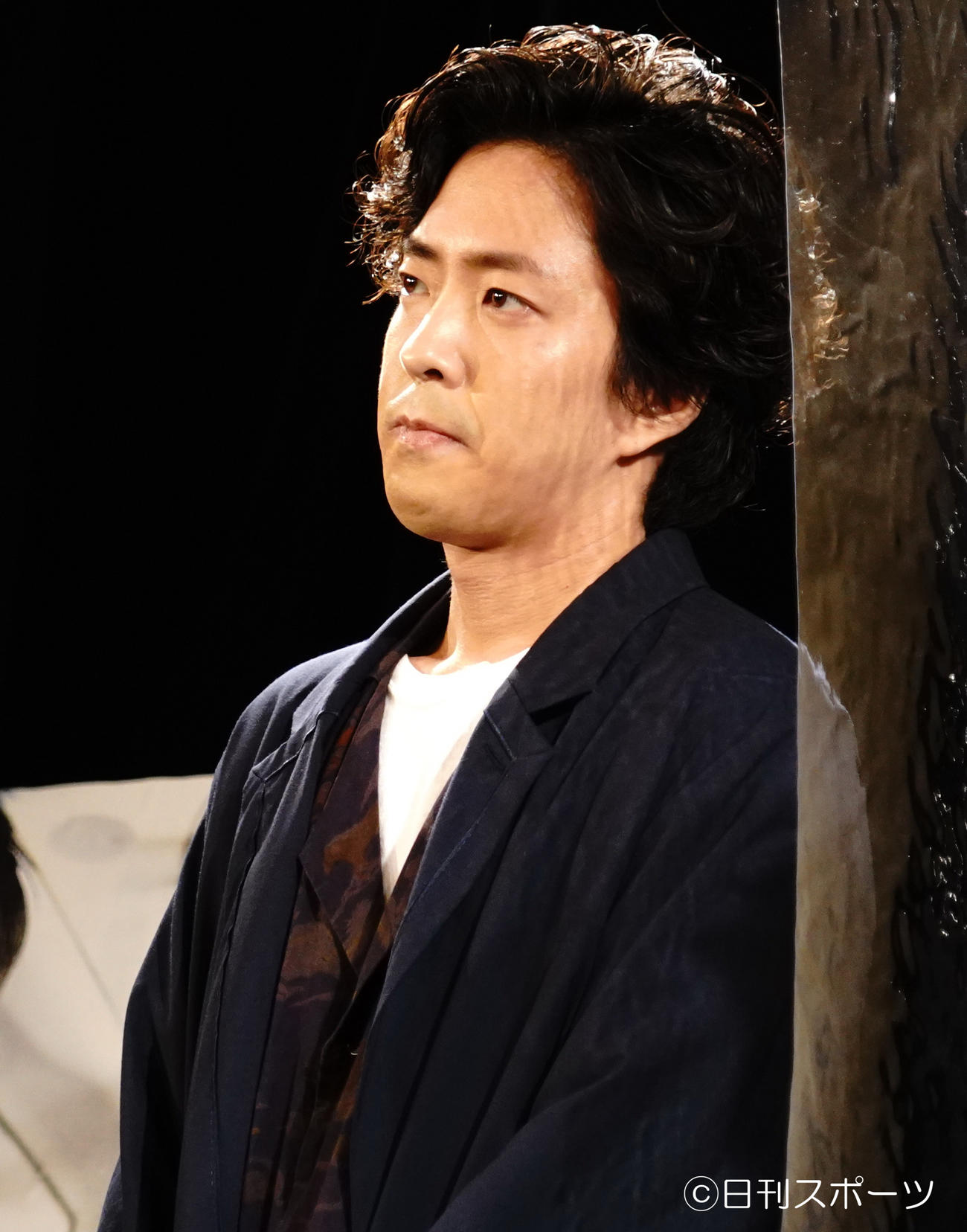 映画「生きちゃった」の初日舞台あいさつに出席した若葉竜也（撮影・佐藤成）