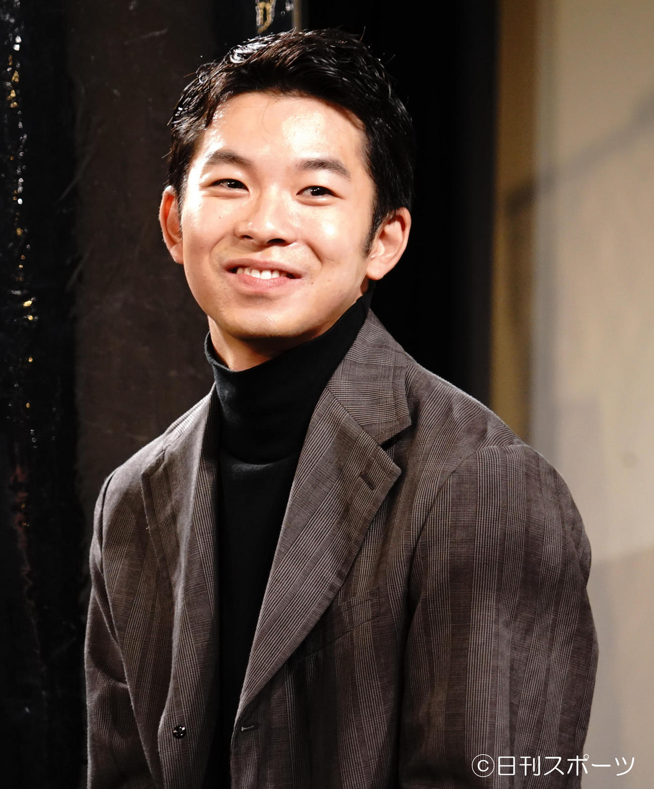 映画「生きちゃった」の初日舞台あいさつに出席した仲野太賀（撮影・佐藤成）