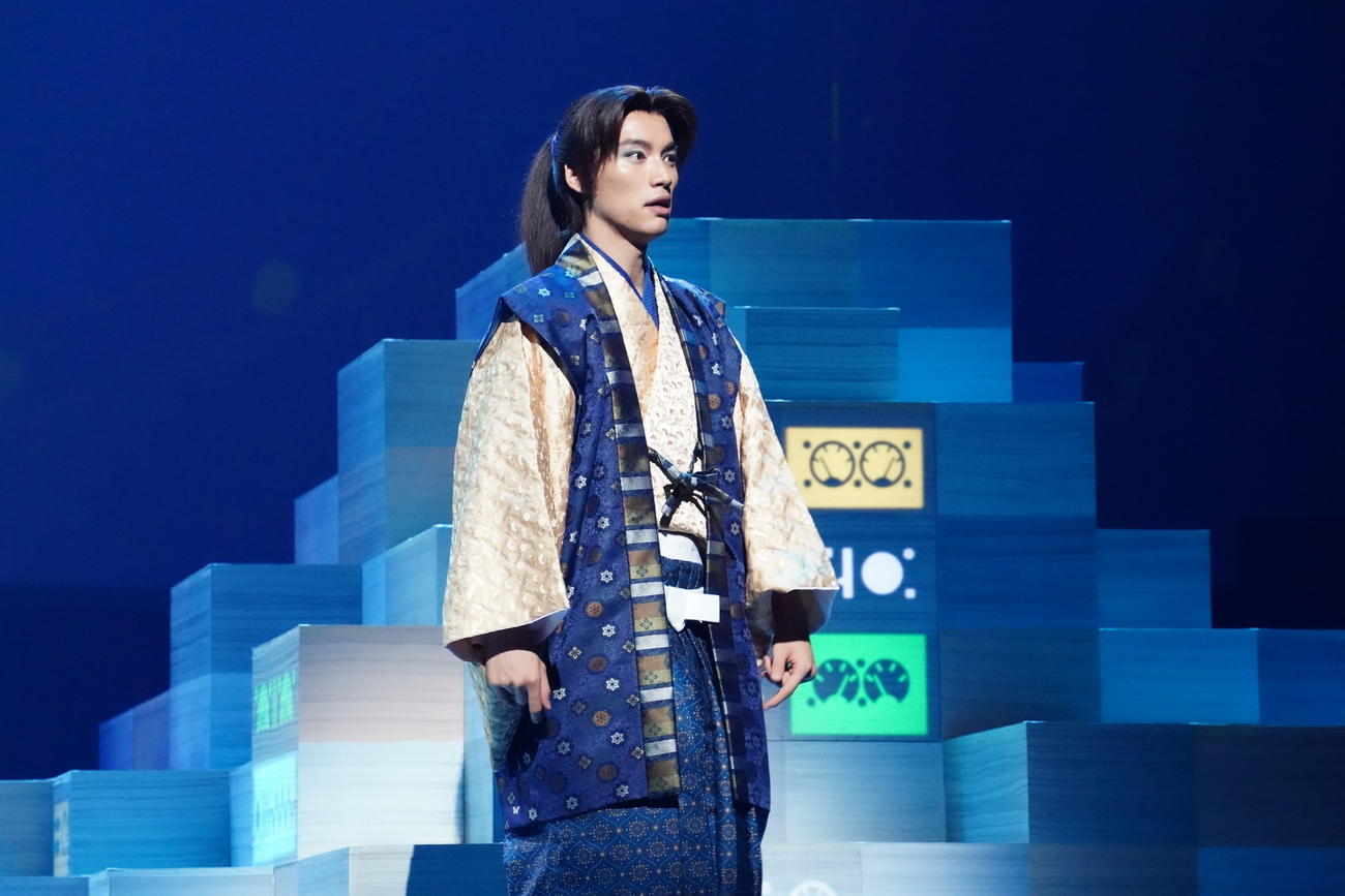 3人芝居「浦島さん」で浦島太郎を演じる福士蒼汰（田中亜紀氏撮影）