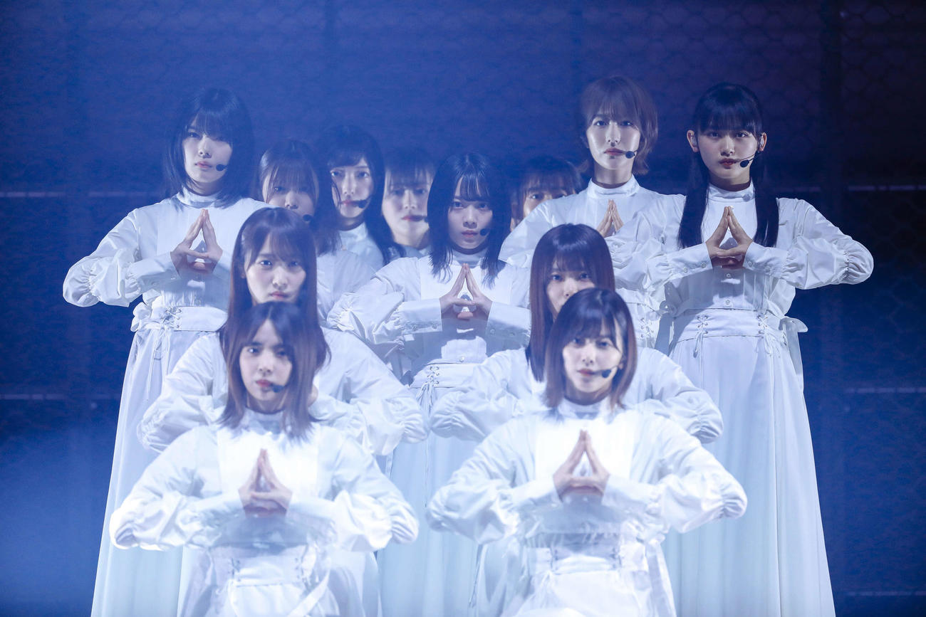 欅坂46のラストライブのエンディングで、櫻坂46としての初パフォーマンスを披露した
