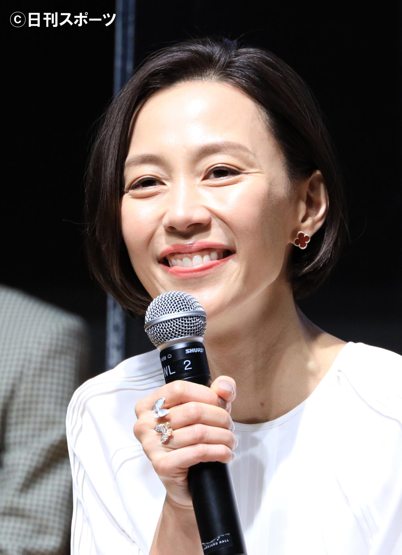 TBSドラマ「恋する母たち」制作発表を行う木村佳乃（撮影・中島郁夫）