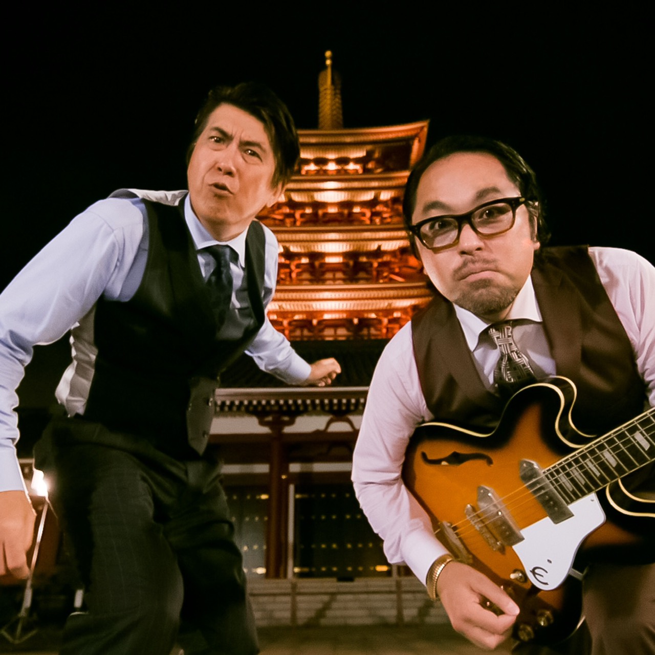 「7・2新しい別の窓＃32」に出演する石橋貴明（左）とマッコイ斉藤氏