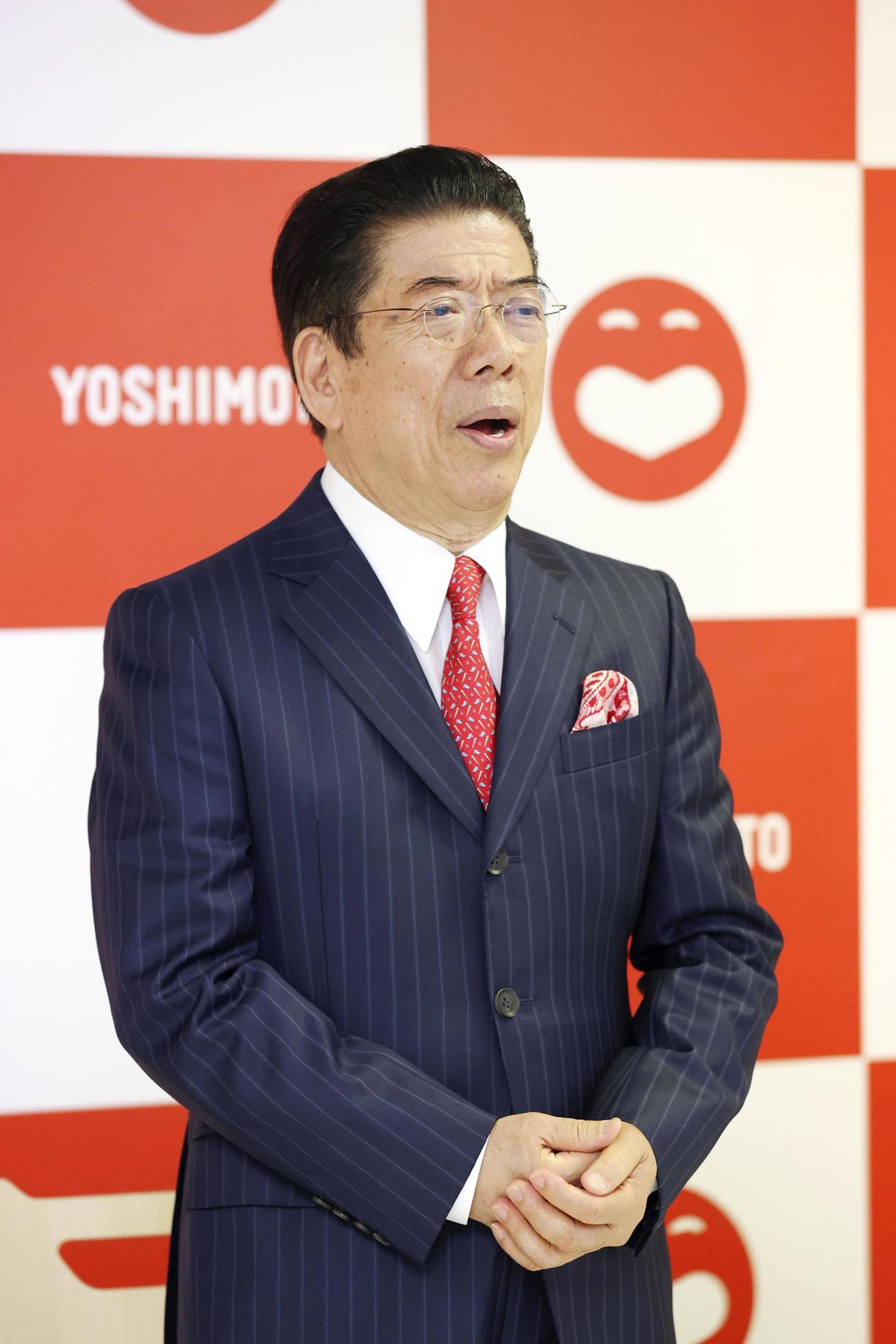 文化功労者に選ばれ心境を語る漫才師の西川きよし（共同）