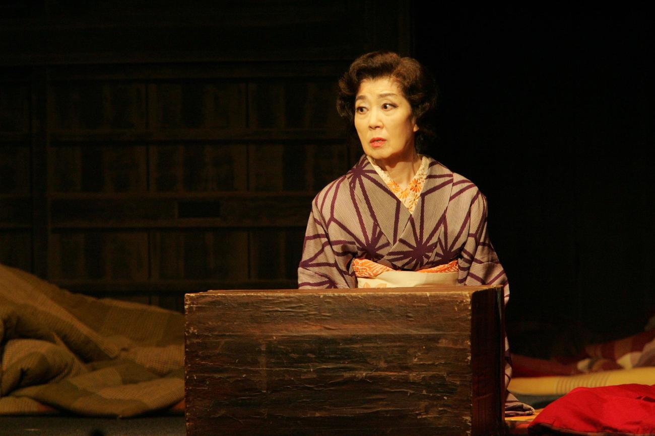 09年最後の公演となった「放浪記」の森光子さん