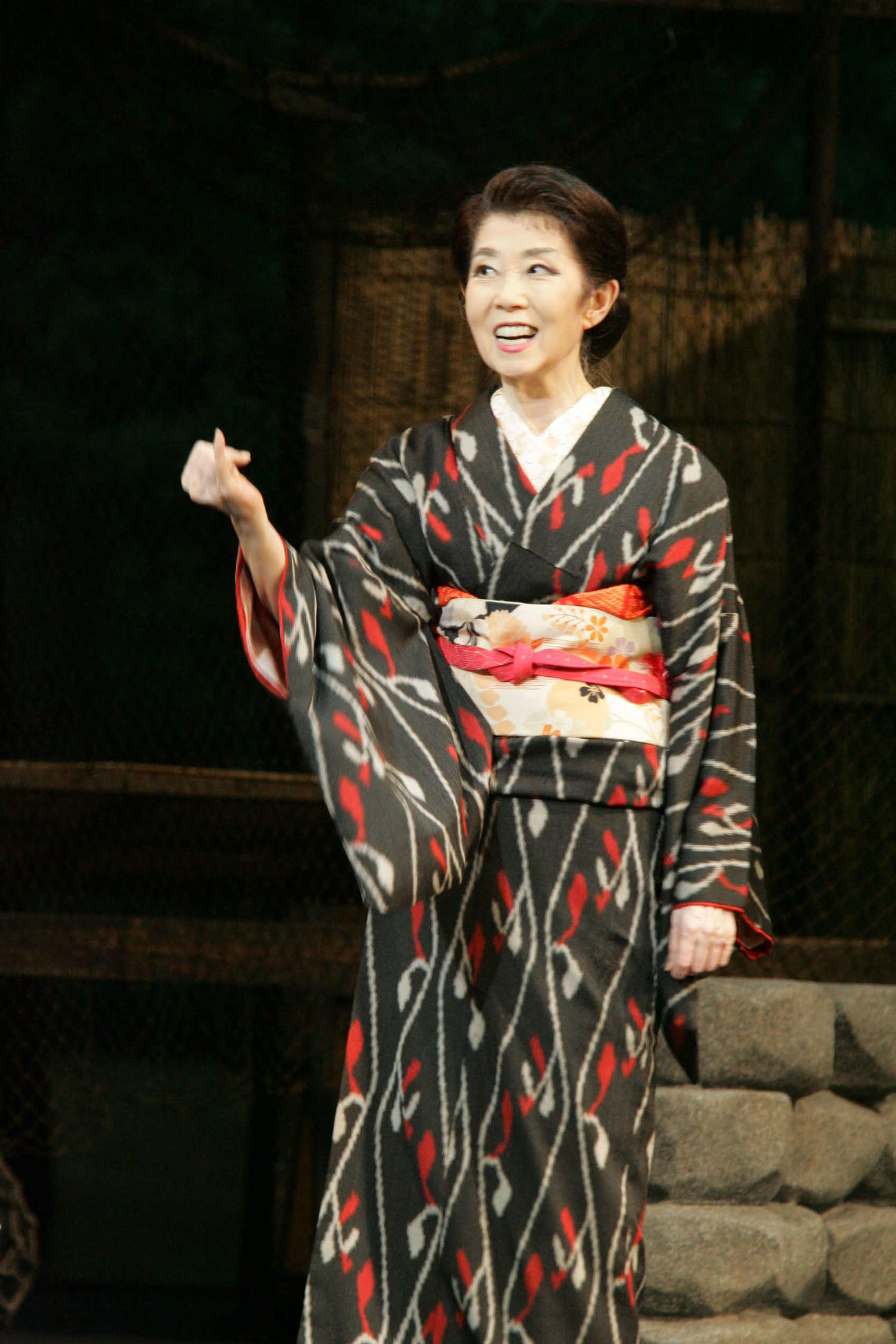 09年最後の公演となった「放浪記」の森光子さん