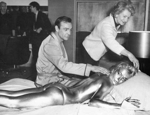 映画「007」シリーズ「ゴールドフィンガー」（1964年）に出演したショーン・コネリーさん（AP）