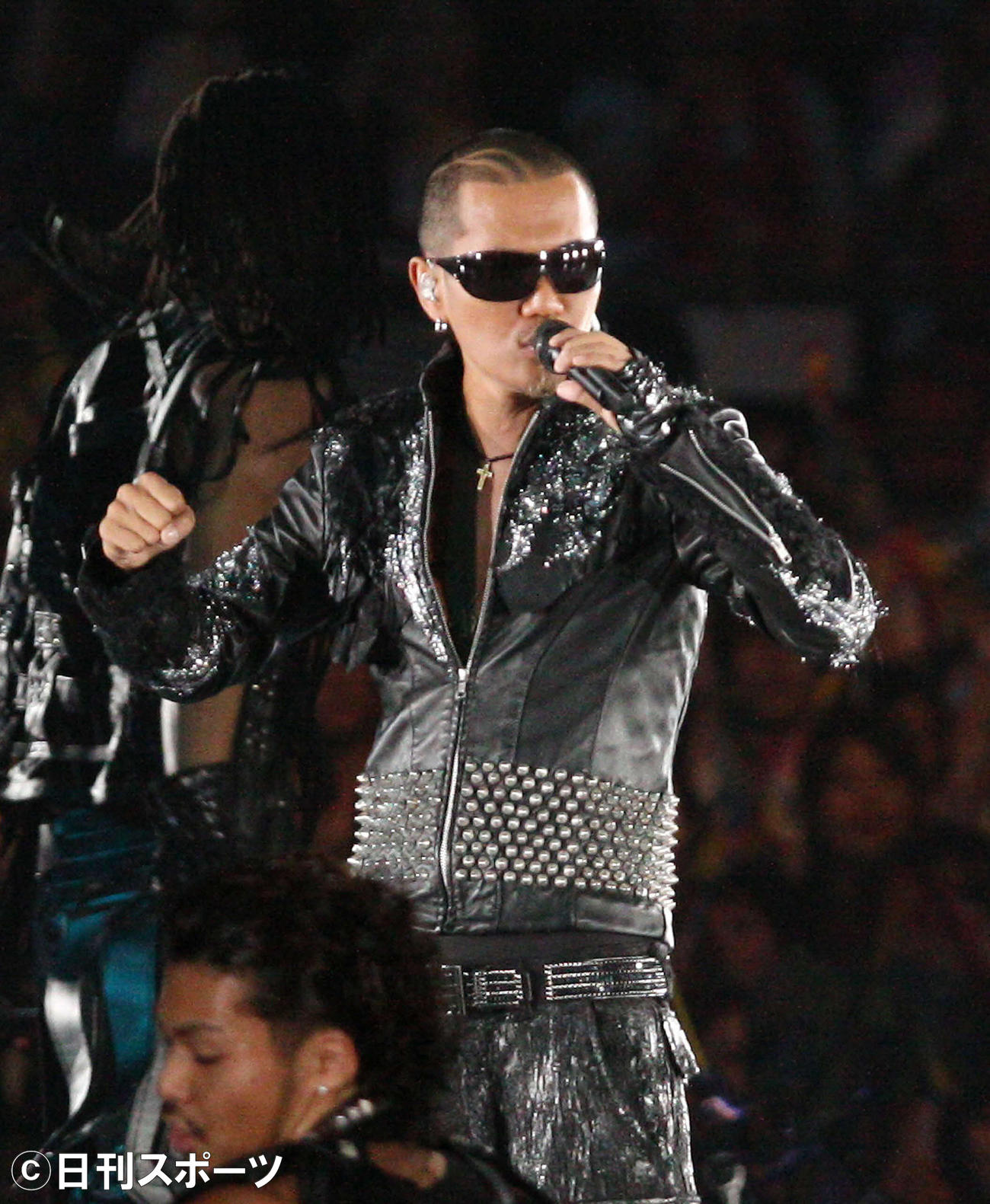 THE　MONSTER　TOUR　熱唱するEXILEのATSUSHI（2009年8月16日撮影）