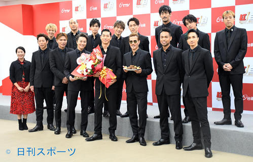 収録で訪れた台湾で会見を行ったEXILE（2020年1月12日撮影）