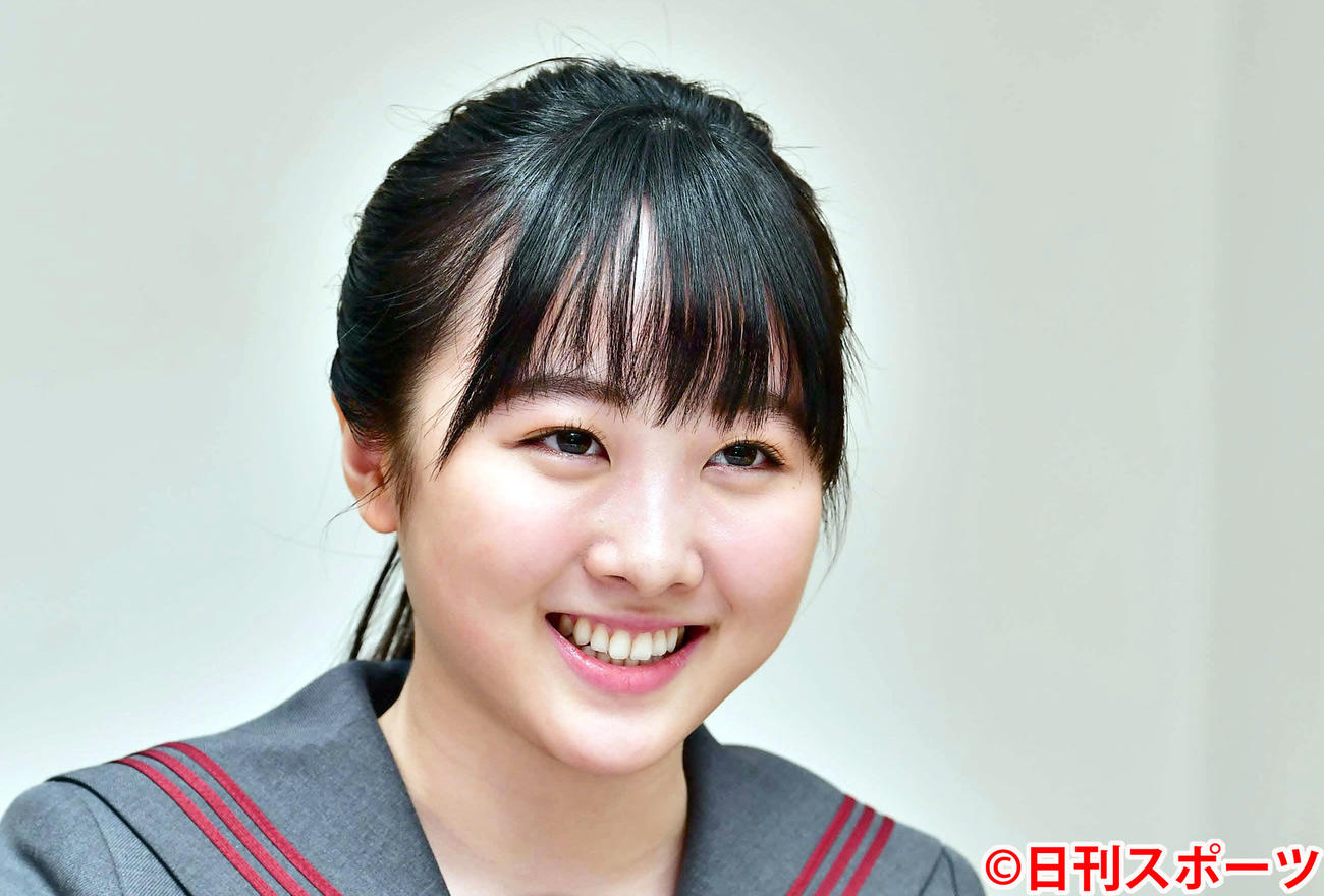 第99回全国高校サッカー選手権大会の応援マネジャーに就任した本田望結（撮影・小沢裕）