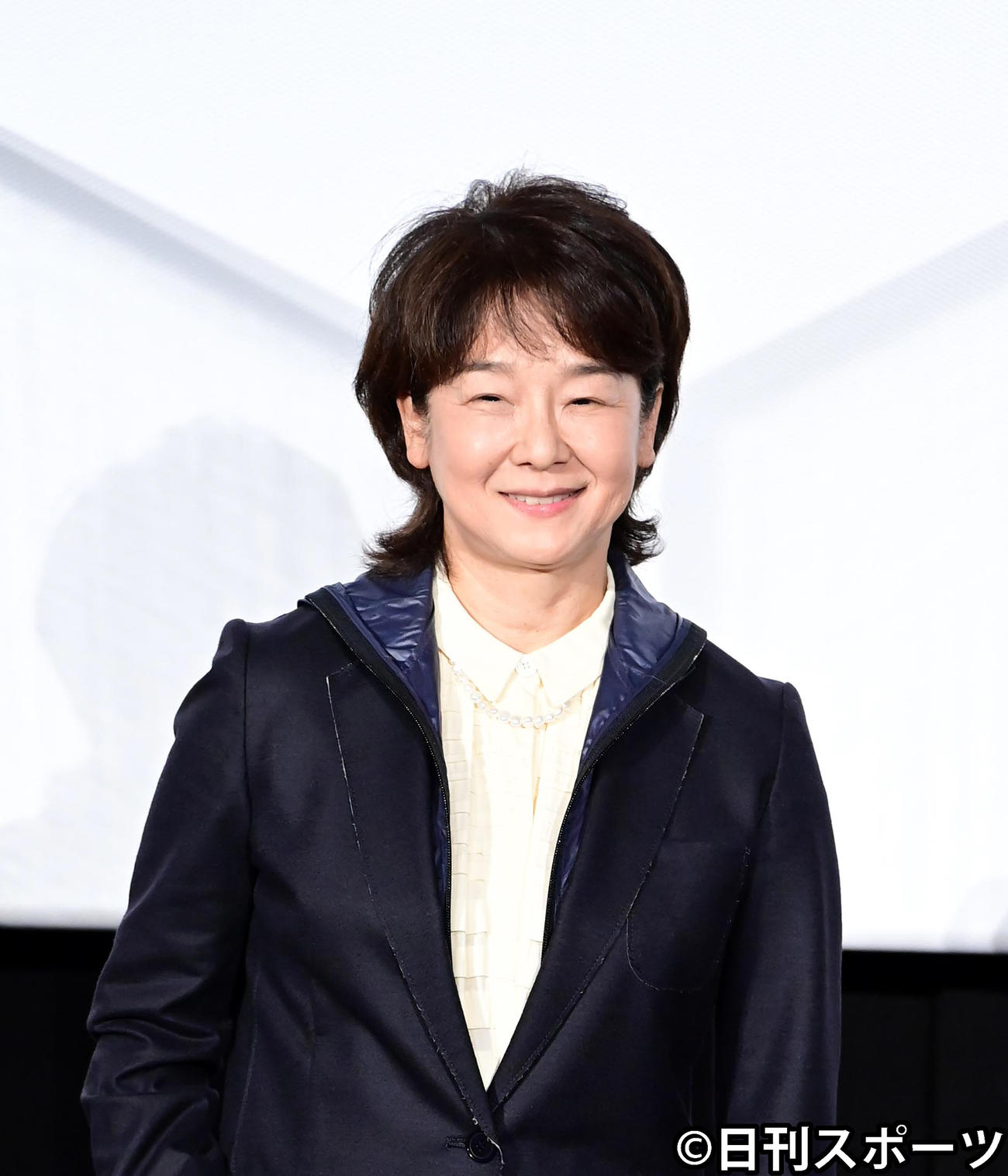 映画「おらおらでひとりいぐも」公開初日舞台あいさつに臨む田中裕子（撮影・小沢裕）