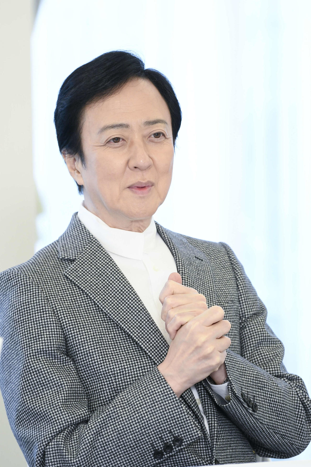 「十二月大歌舞伎」の取材会に出席した坂東玉三郎