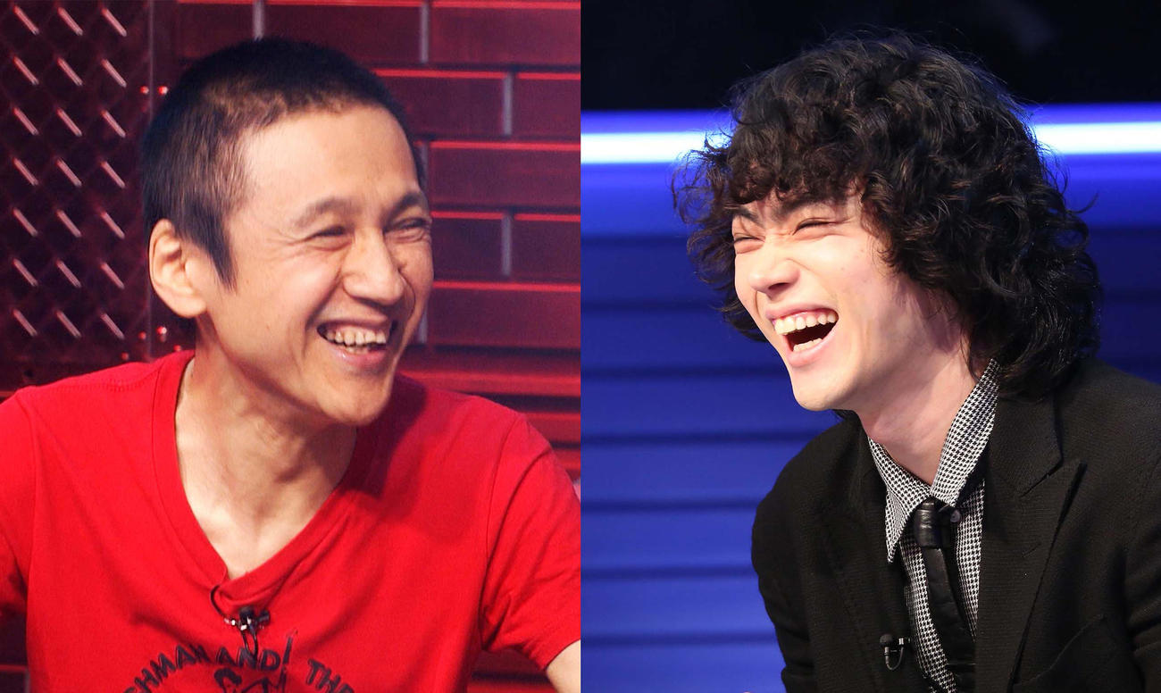 甲本ヒロト（左）と菅田将暉（C）フジテレビ