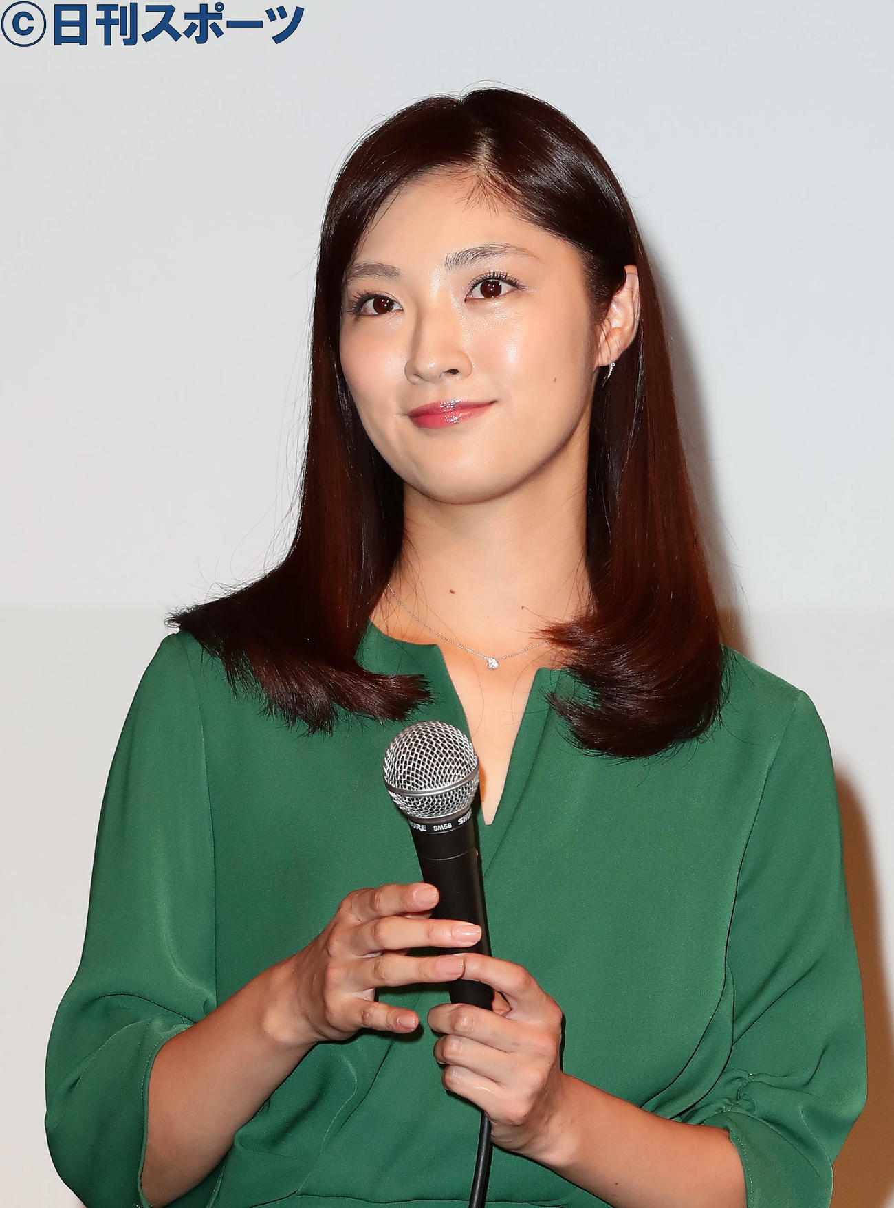 日本テレビの岩本乃蒼アナウンサー（2018年9月4日撮影）