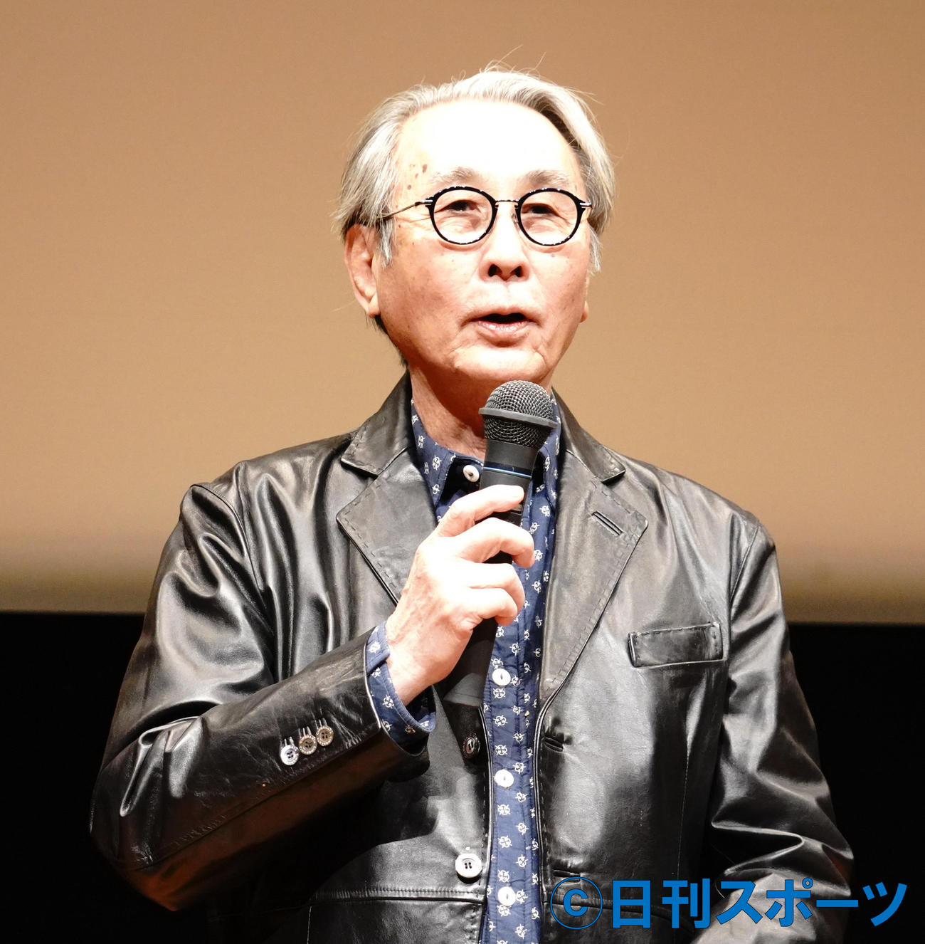 渡哲也追悼上映会でトークショーを行った映画監督でカメラマンの木村大作氏（撮影・佐藤成）