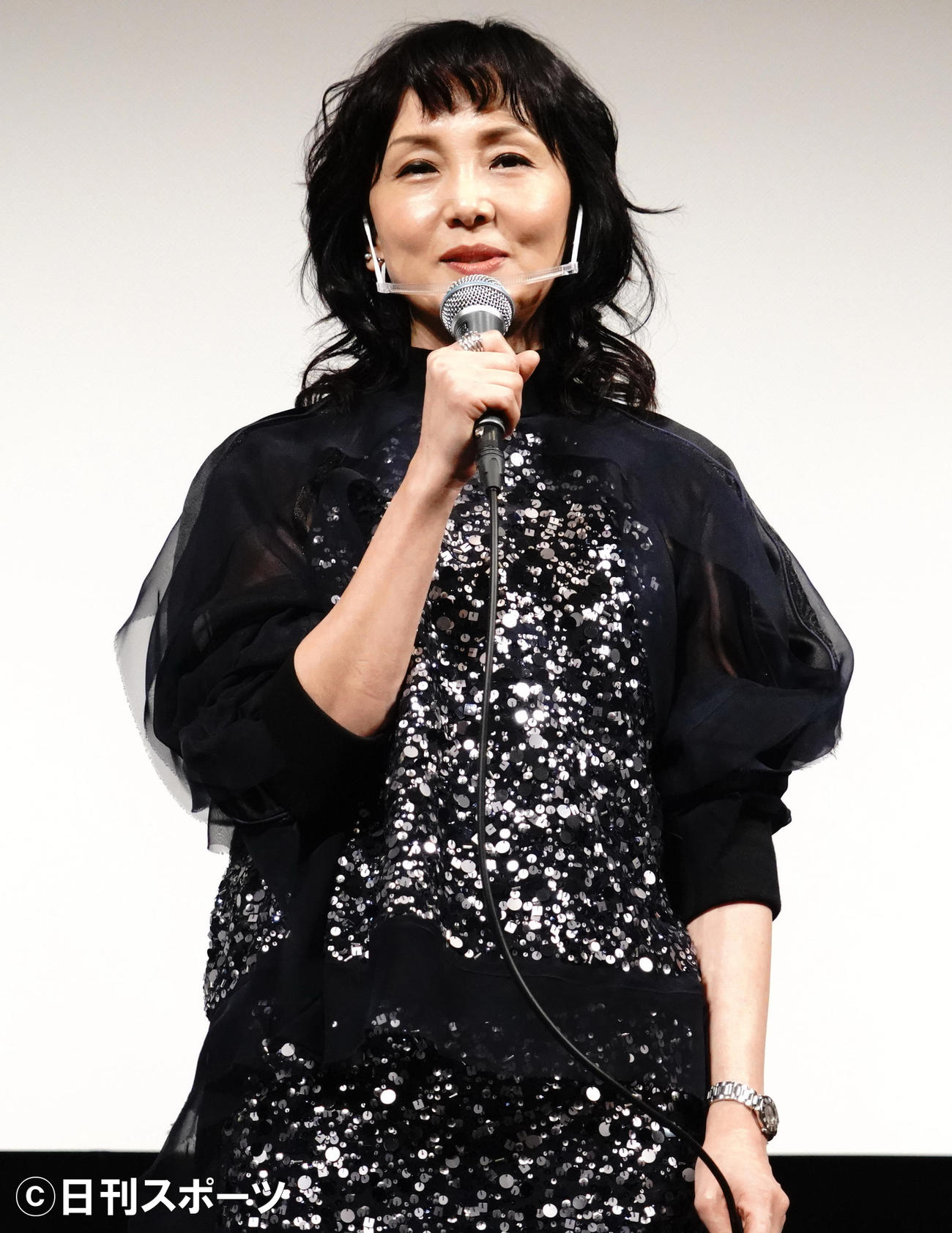 映画「脳天パラダイス」公開直前プレミア試写会に出席した南果歩（撮影・佐藤成）