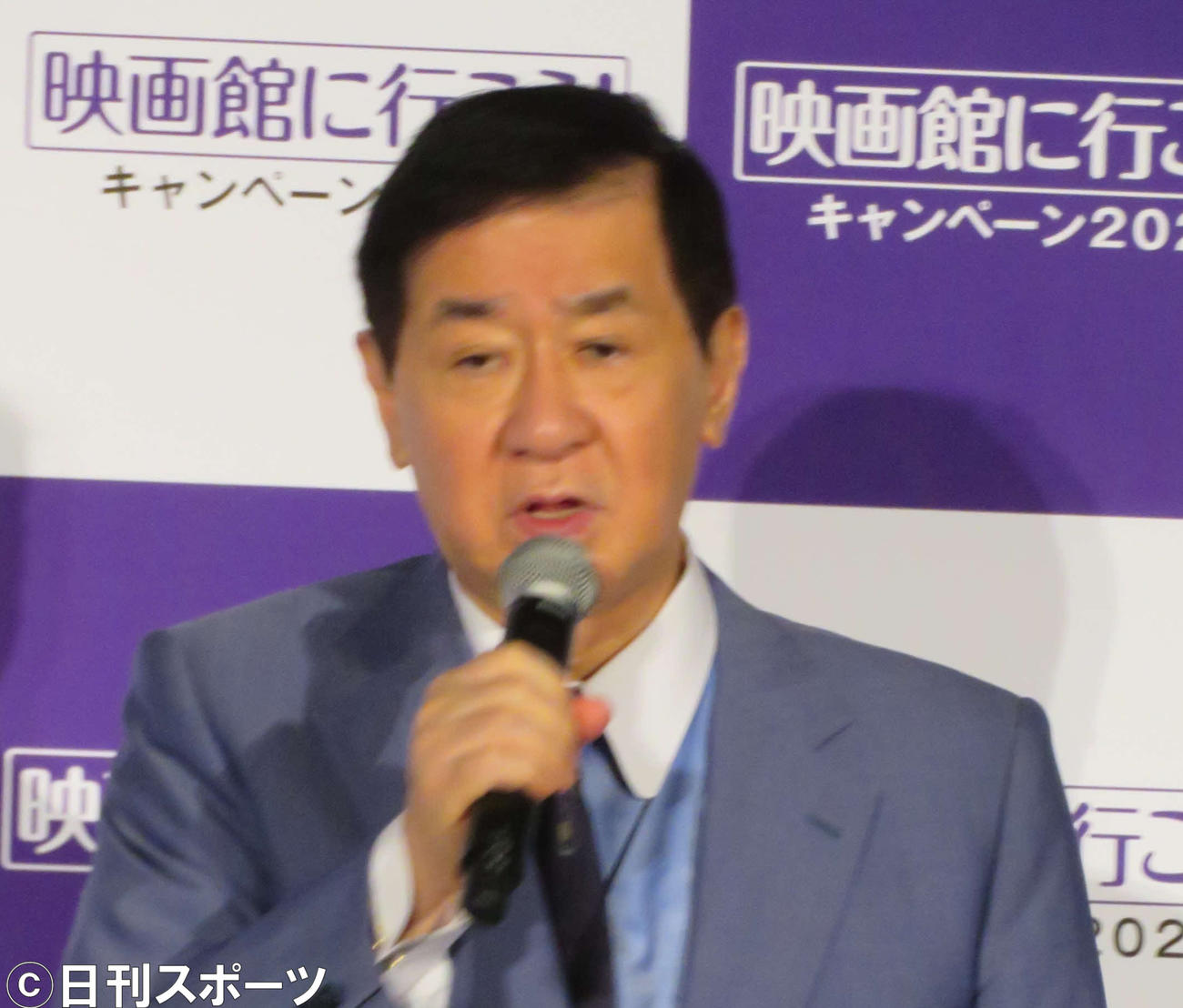 日本映画製作者連盟の岡田裕介会長（撮影・村上幸将）
