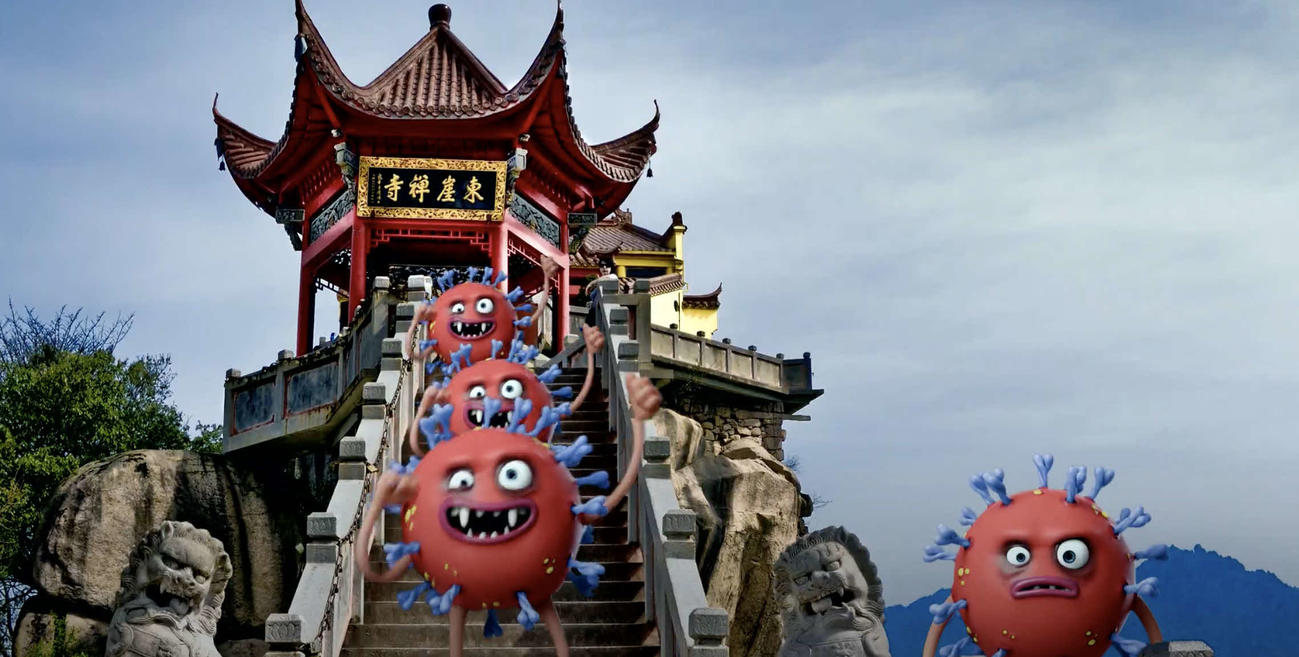 中国を連想させると抗議の声が寄せられたジャックケイバー「クラスター」のミュージックビデオのシーン