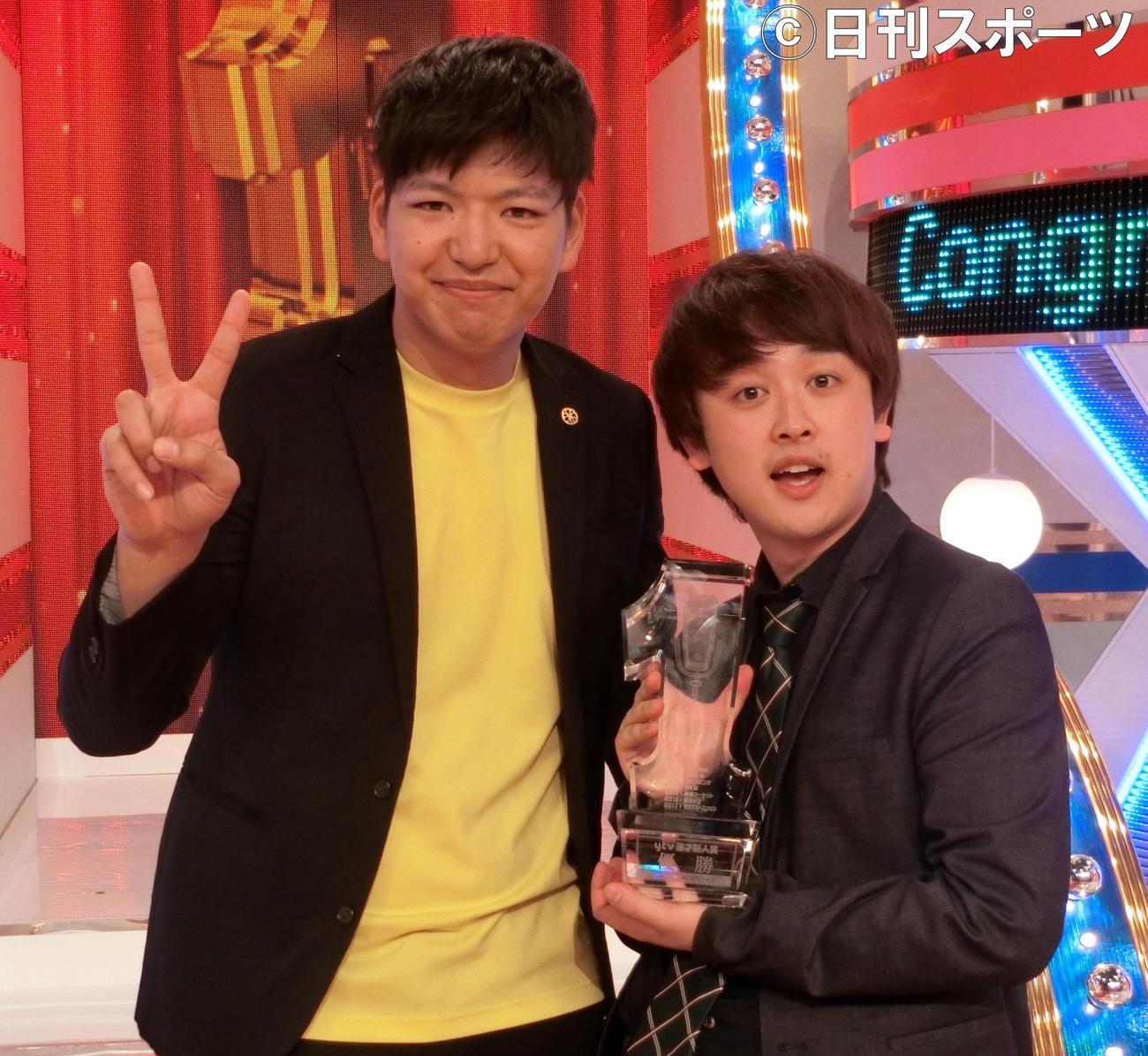 からし蓮根の伊織（左）と杉本青空（2019年3月3日撮影）