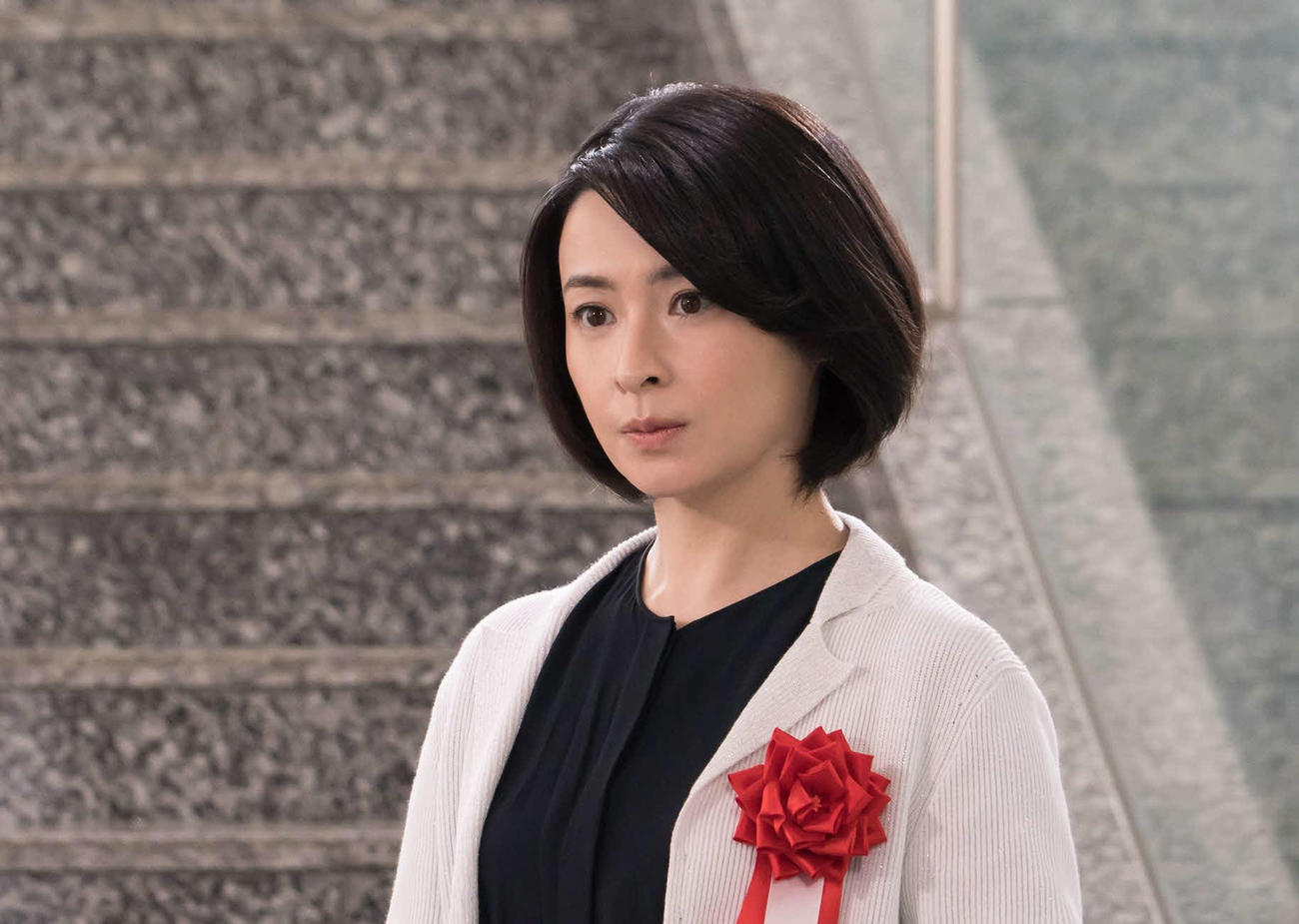 テレビ朝日系ドラマスペシャル「当確師」に出演する檀れい