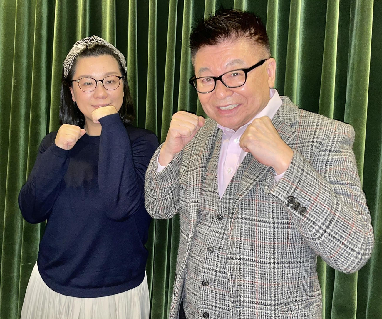 ジェーン・スー氏（左）と生島ヒロシ