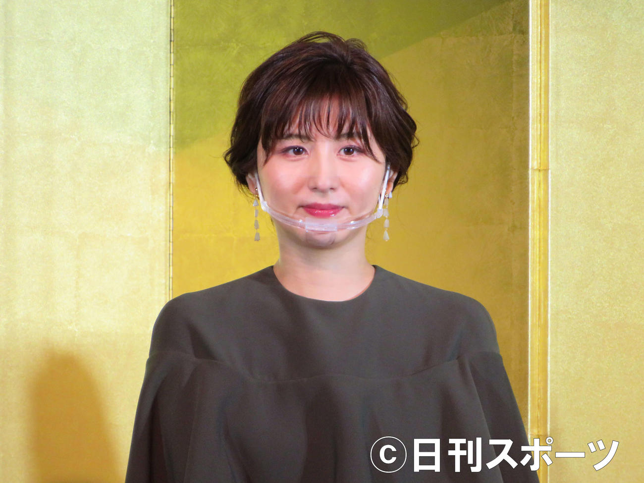 表彰式に出席した宇賀なつみ（撮影・三須佳夏）