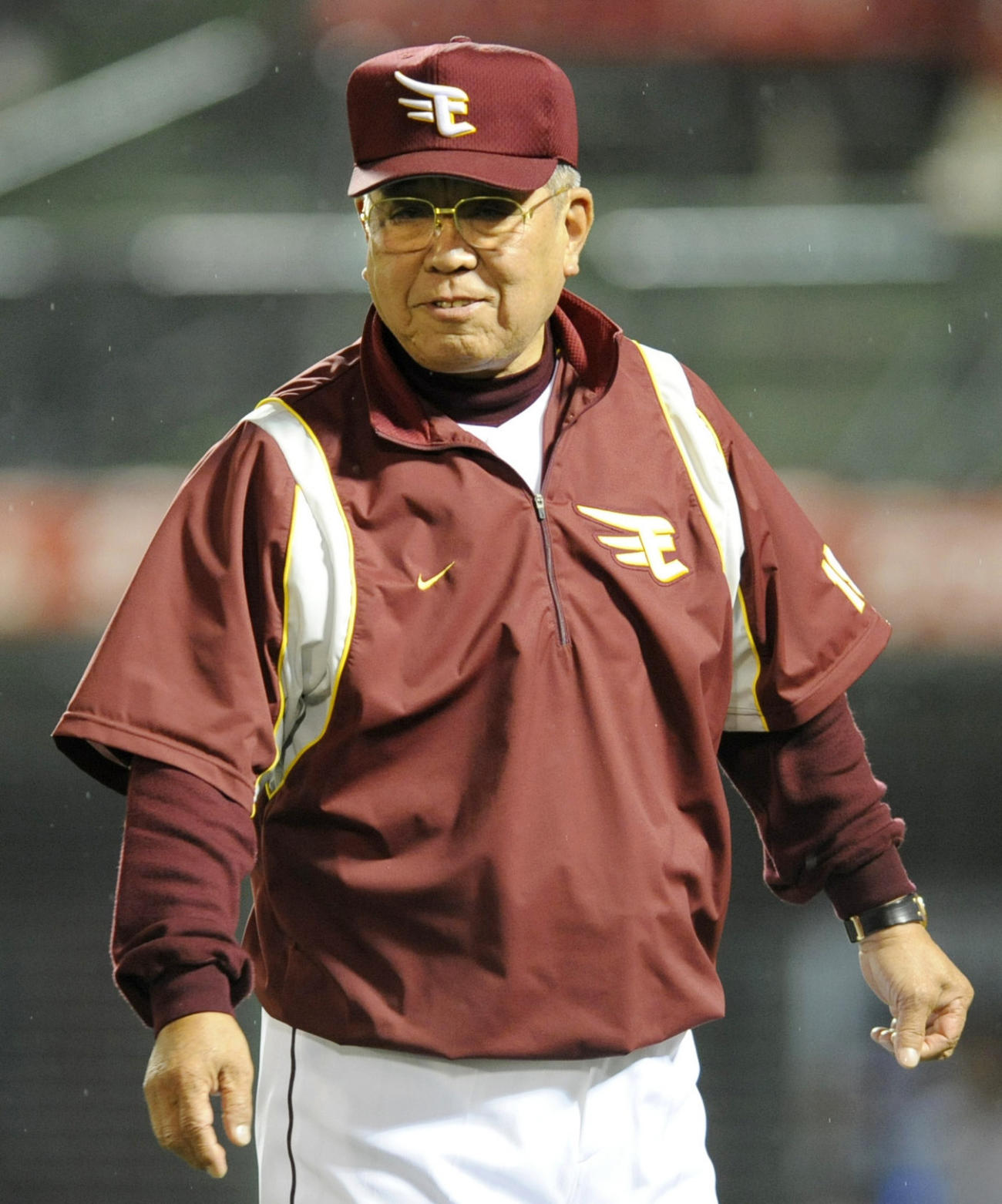 楽天監督時代の野村克也氏（08年6月3日）