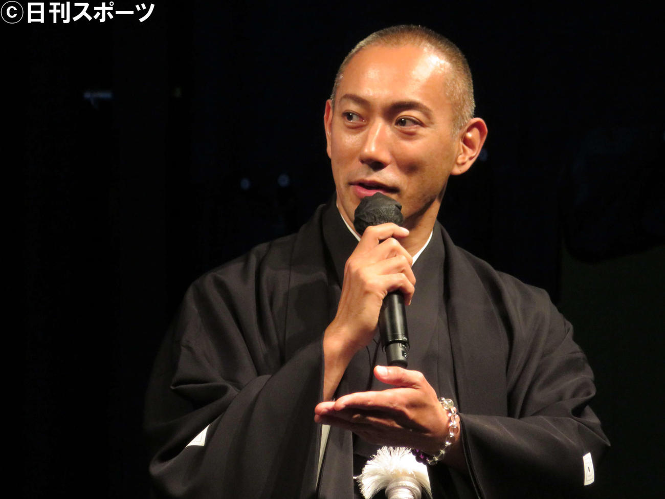 「東京コミコン2020」に登壇した市川海老蔵（撮影・三須佳夏）