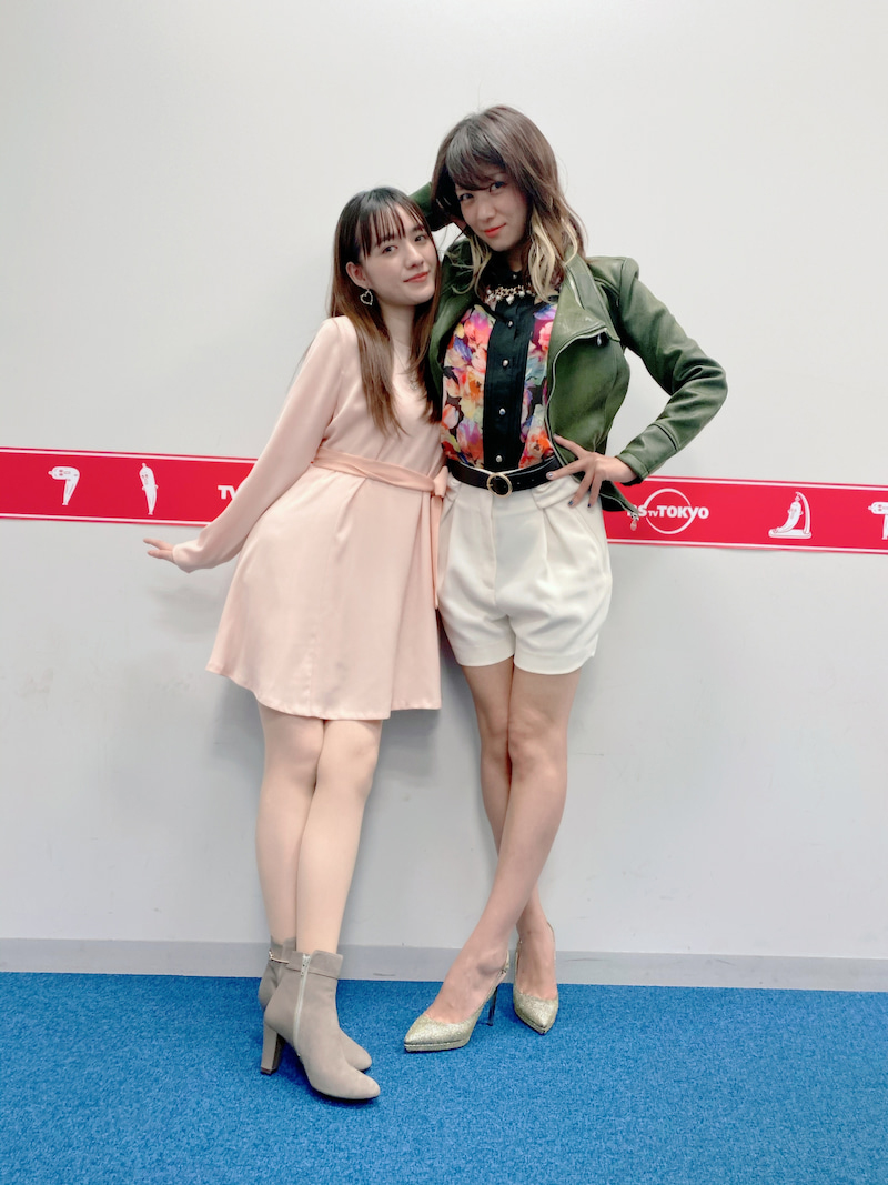 小島藤子＆瀧内公美のおめかしショット（ドラマ「共演NG」オフィシャルブログより）